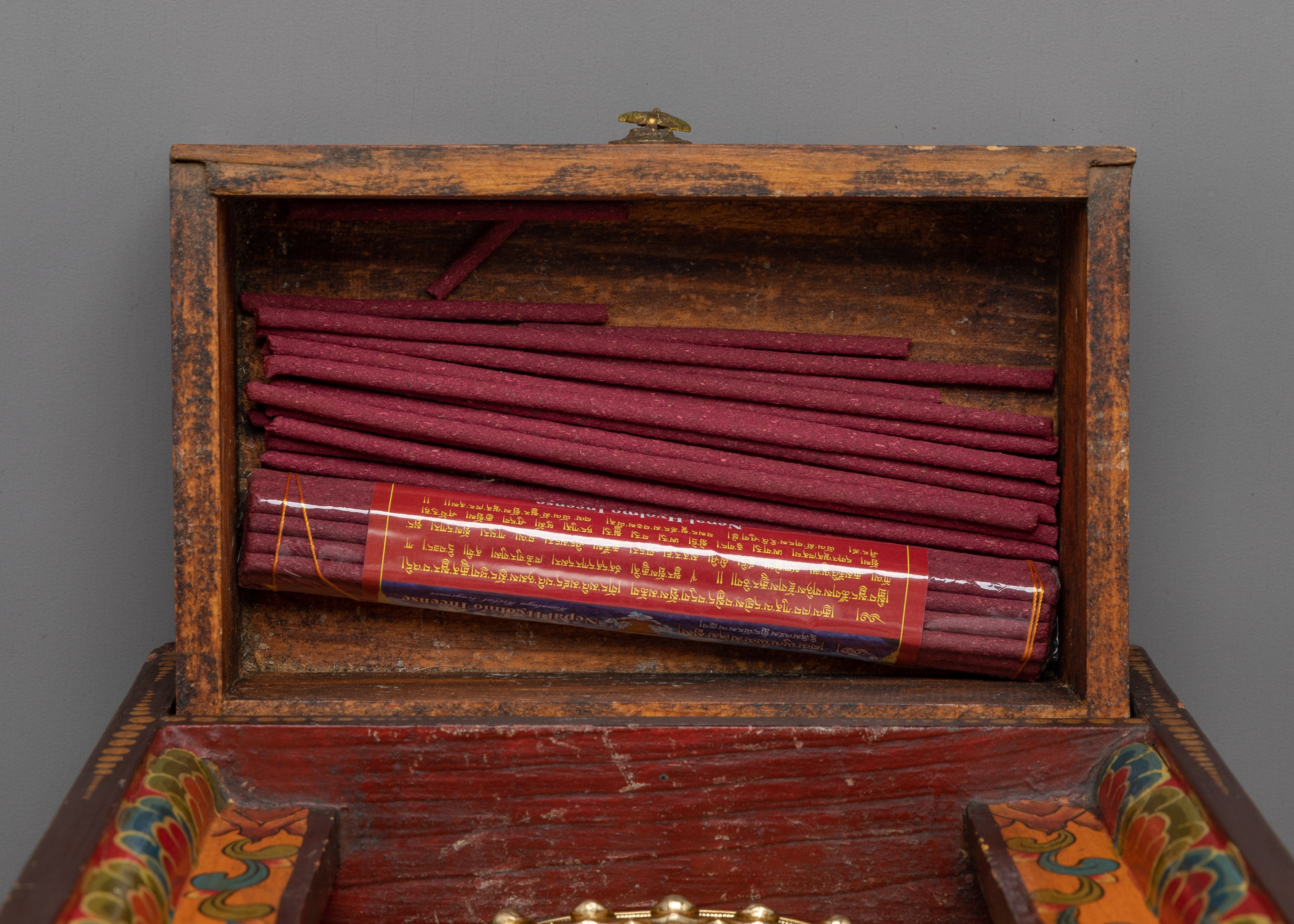 Spiritual Statue of Vajrasattva in Altar Box – 24K Gold Gilded Tibetan Purification Deity