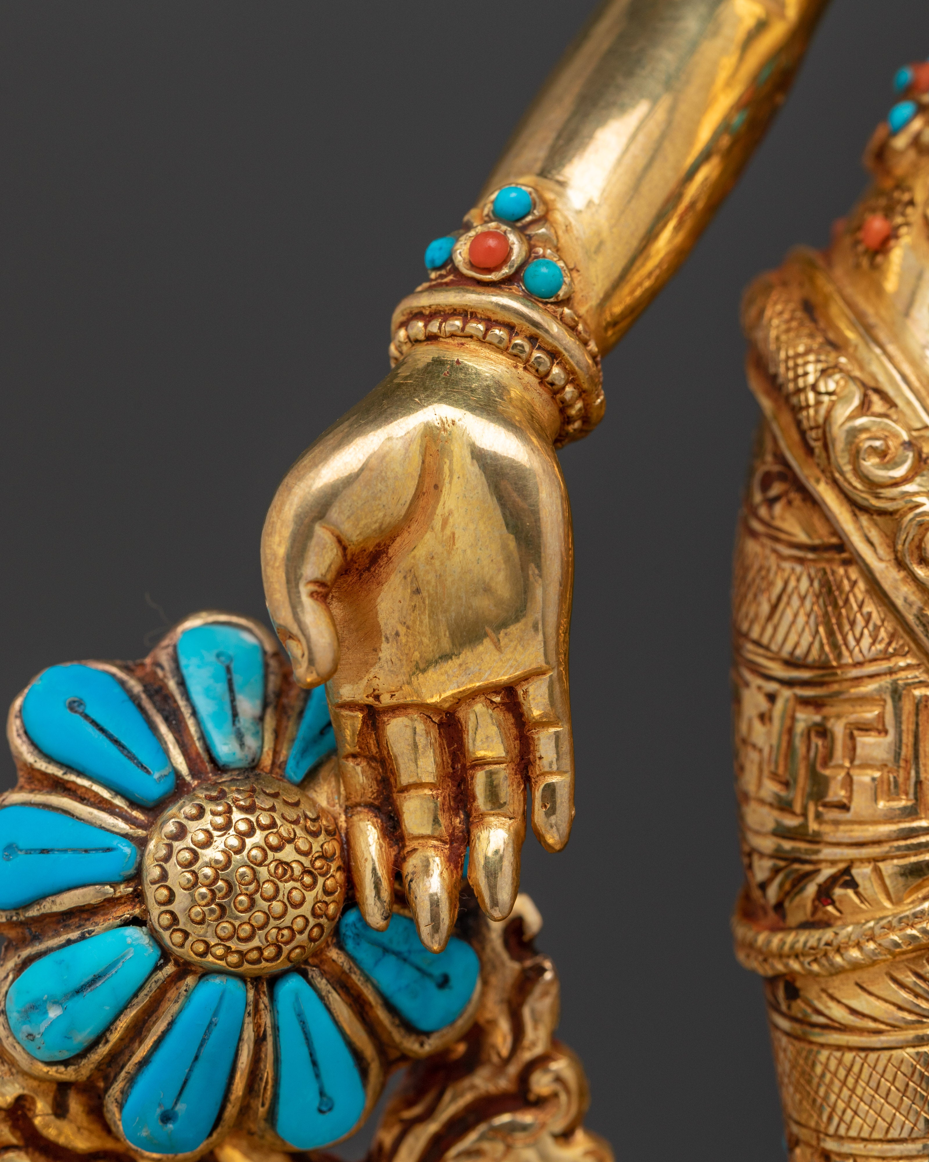 Standing Lokeshwor with Regal Throne | The Bodhisattva of Compassion