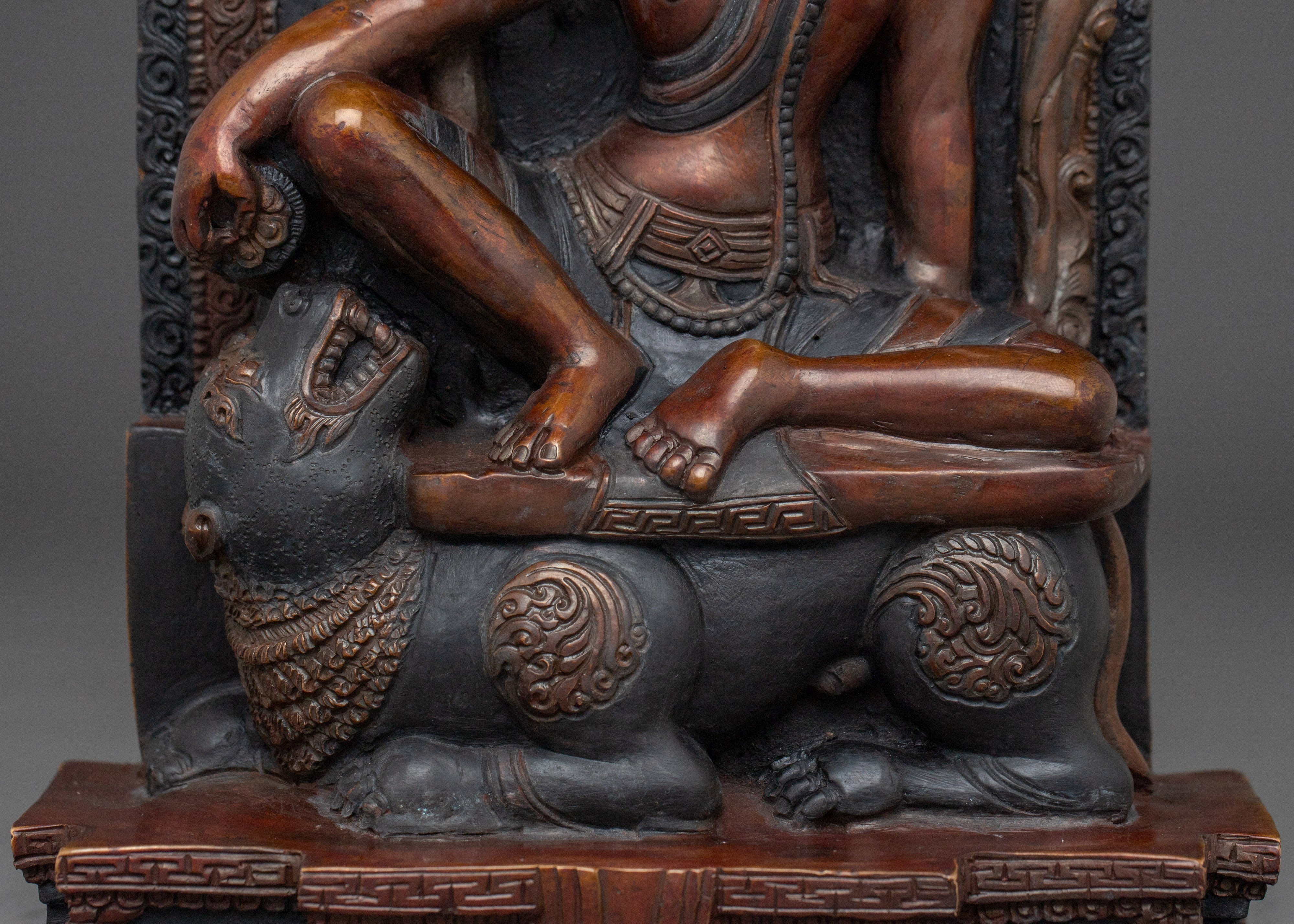 Oxidized Lokeshwor Statue | Bodhisattva of Compassion