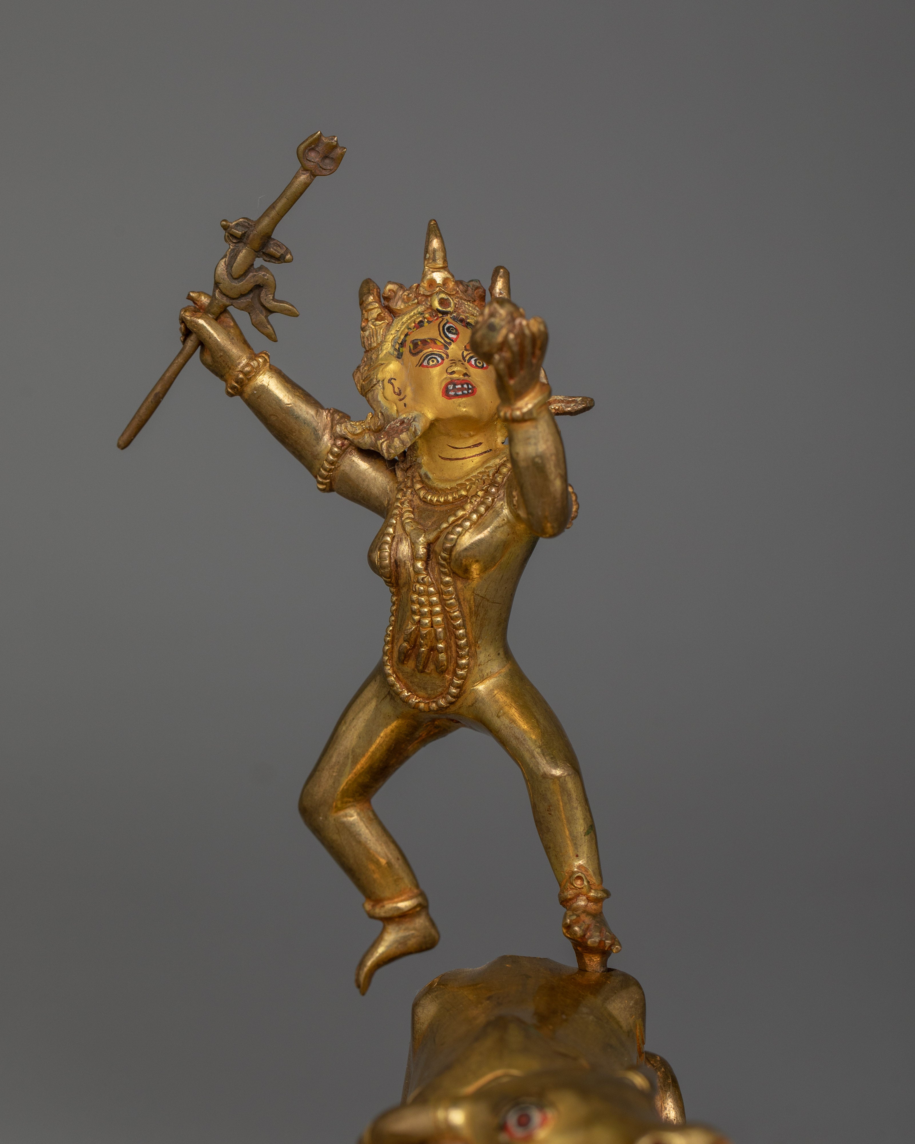 Wrathful Yama Dharmaraja Figurine | Spiritual Transformation and Protection