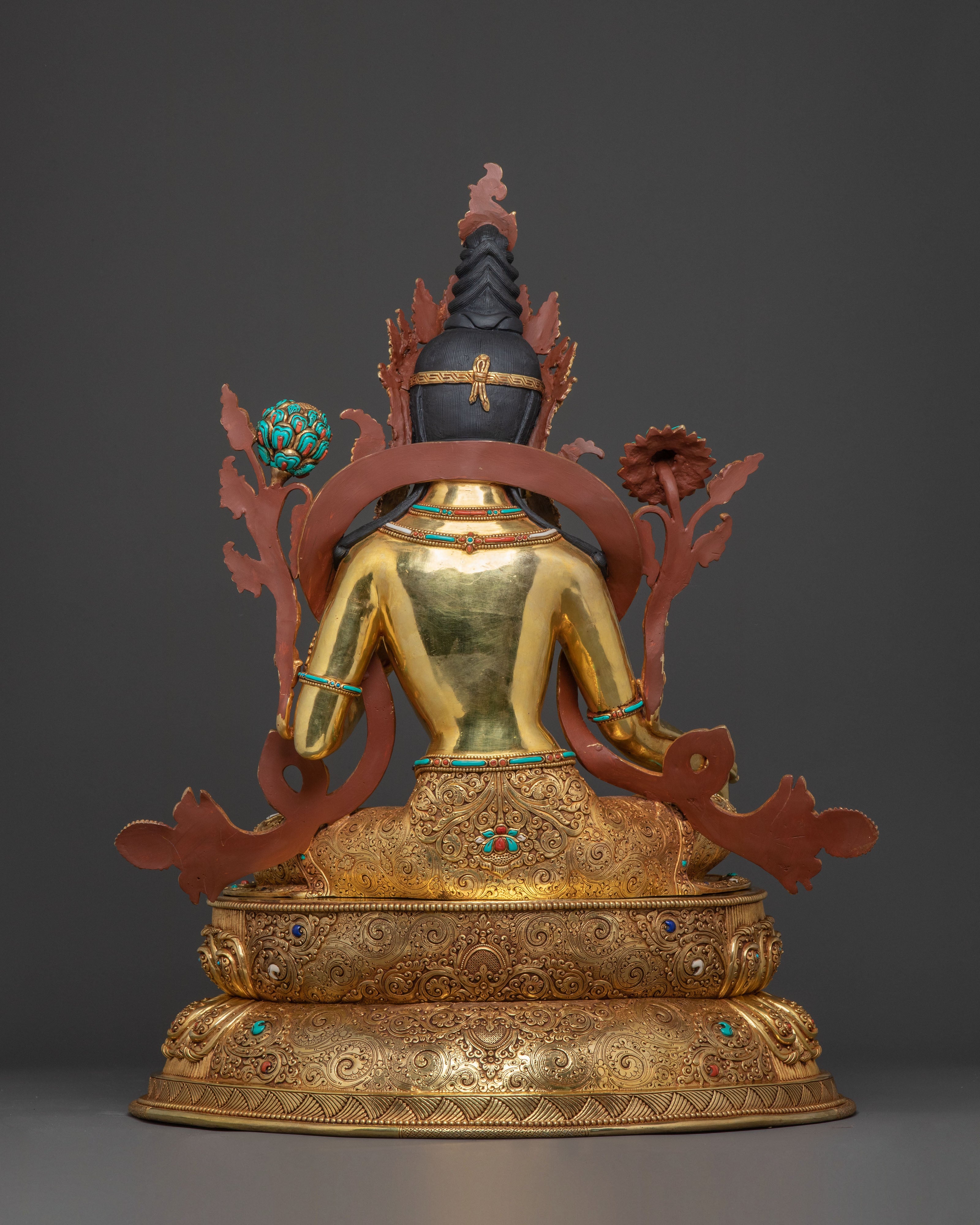 Radiant Mother Green Tara Statue | Himalayan Handcrafted Masterpiece