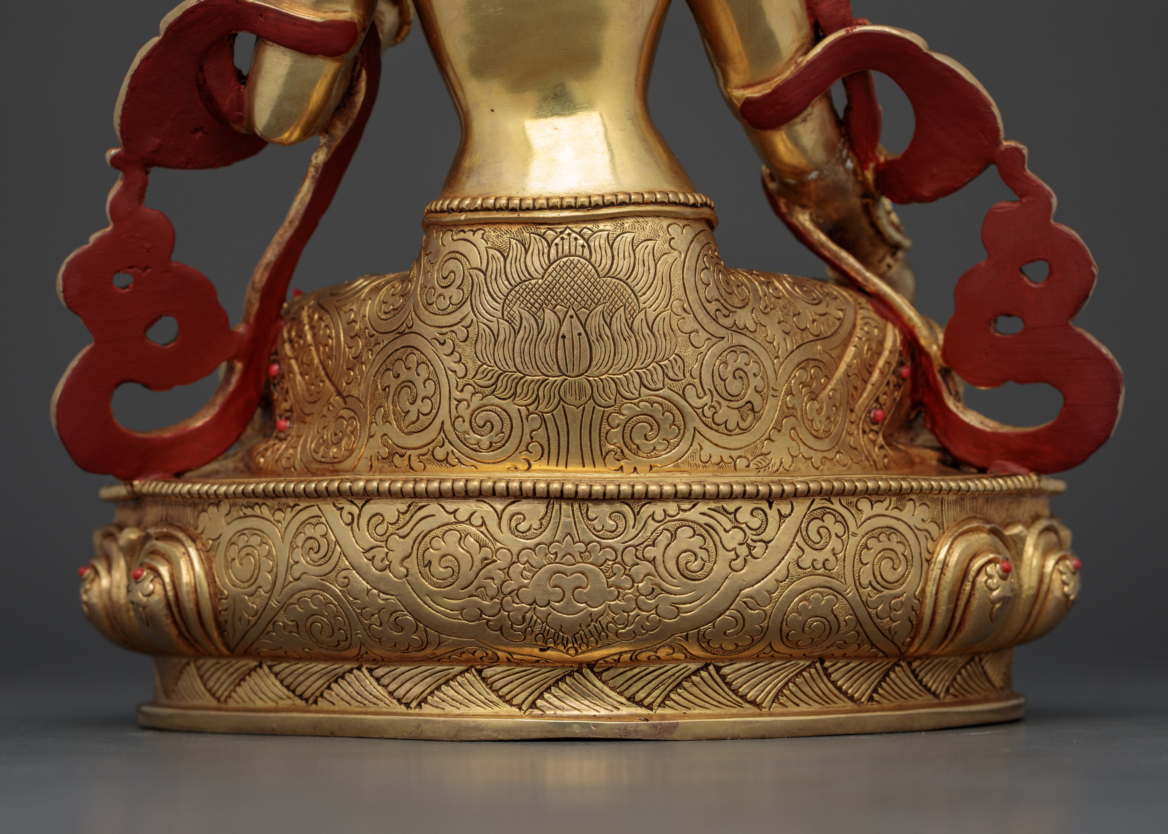 White Tara Beautiful Copper Statue - The Goddess of Compassion and Longevity