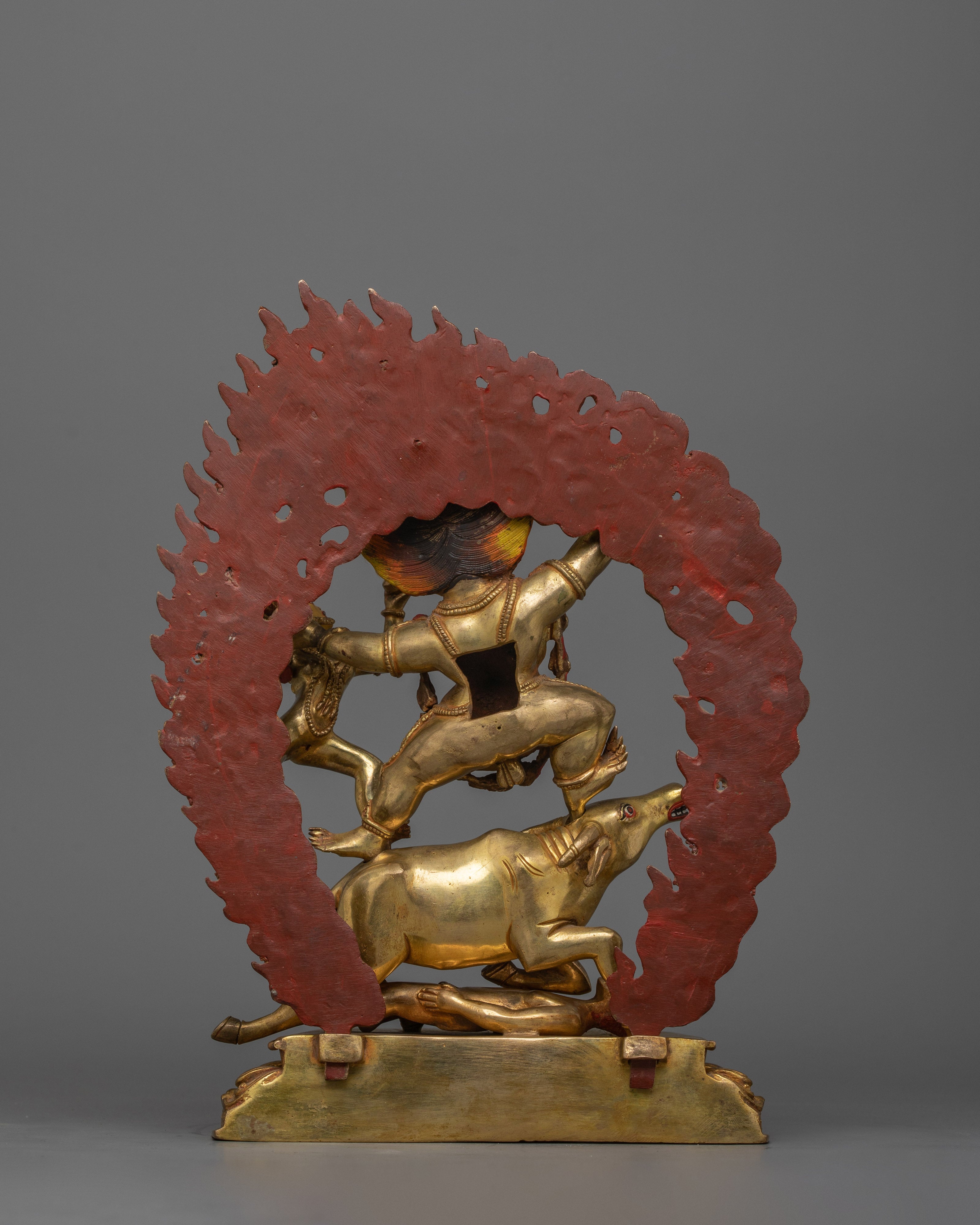 Wrathful Yama Dharmaraja Figurine | Spiritual Transformation and Protection