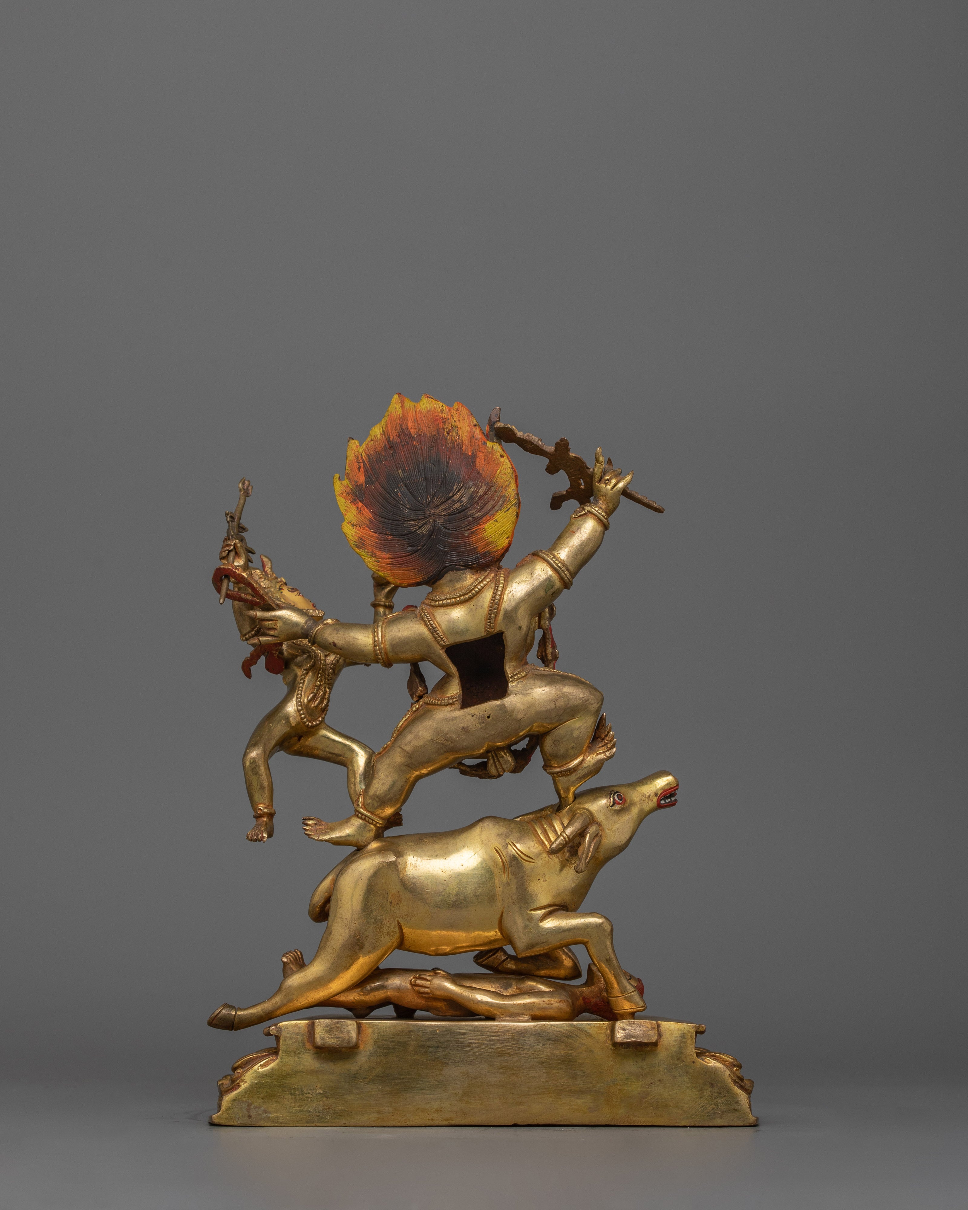 Wrathful Yama Dharmaraja Figurine | Spiritual Transformation and Protection