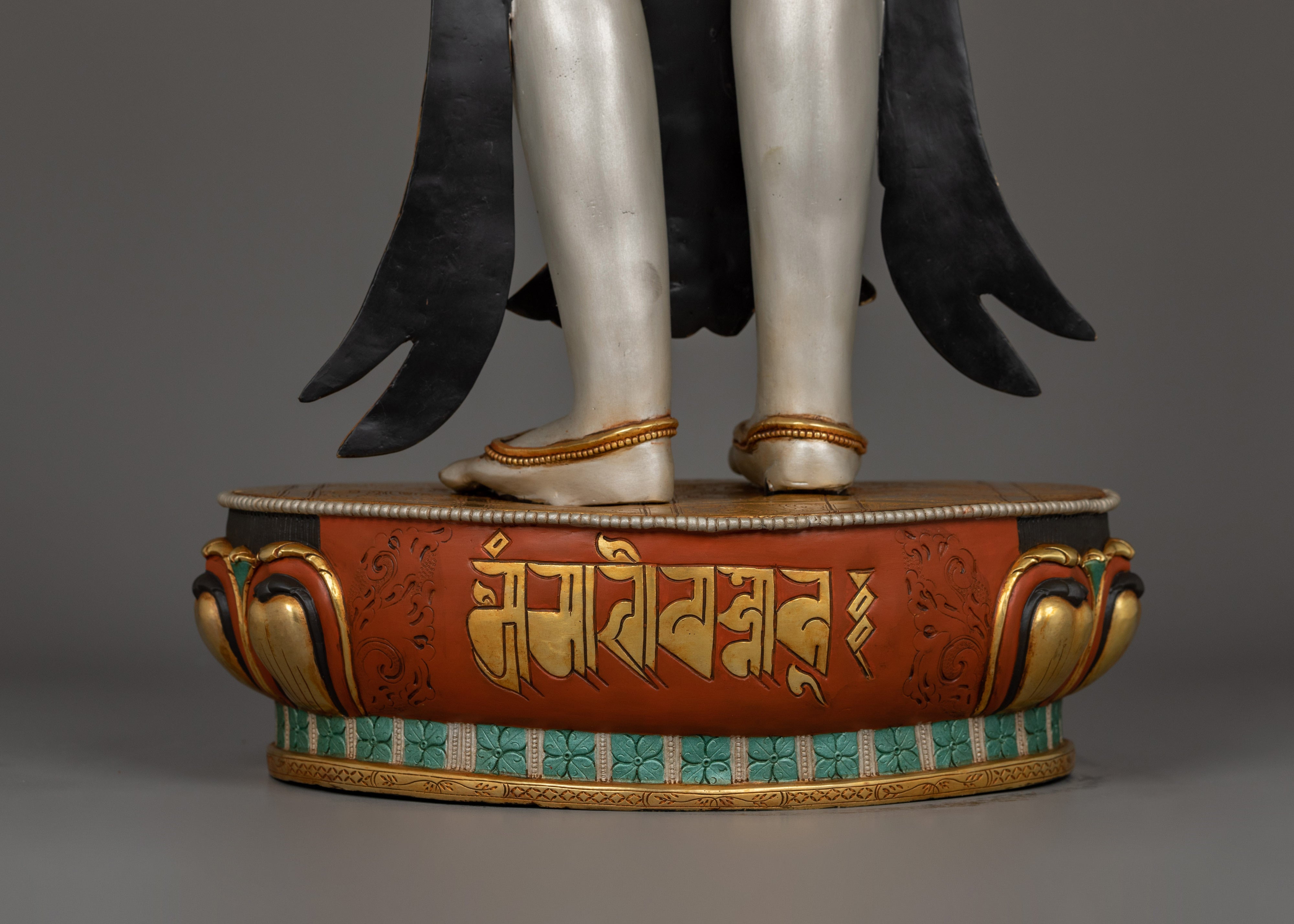 Standing Statue of Lokeshwor | Traditional Tibetan Art