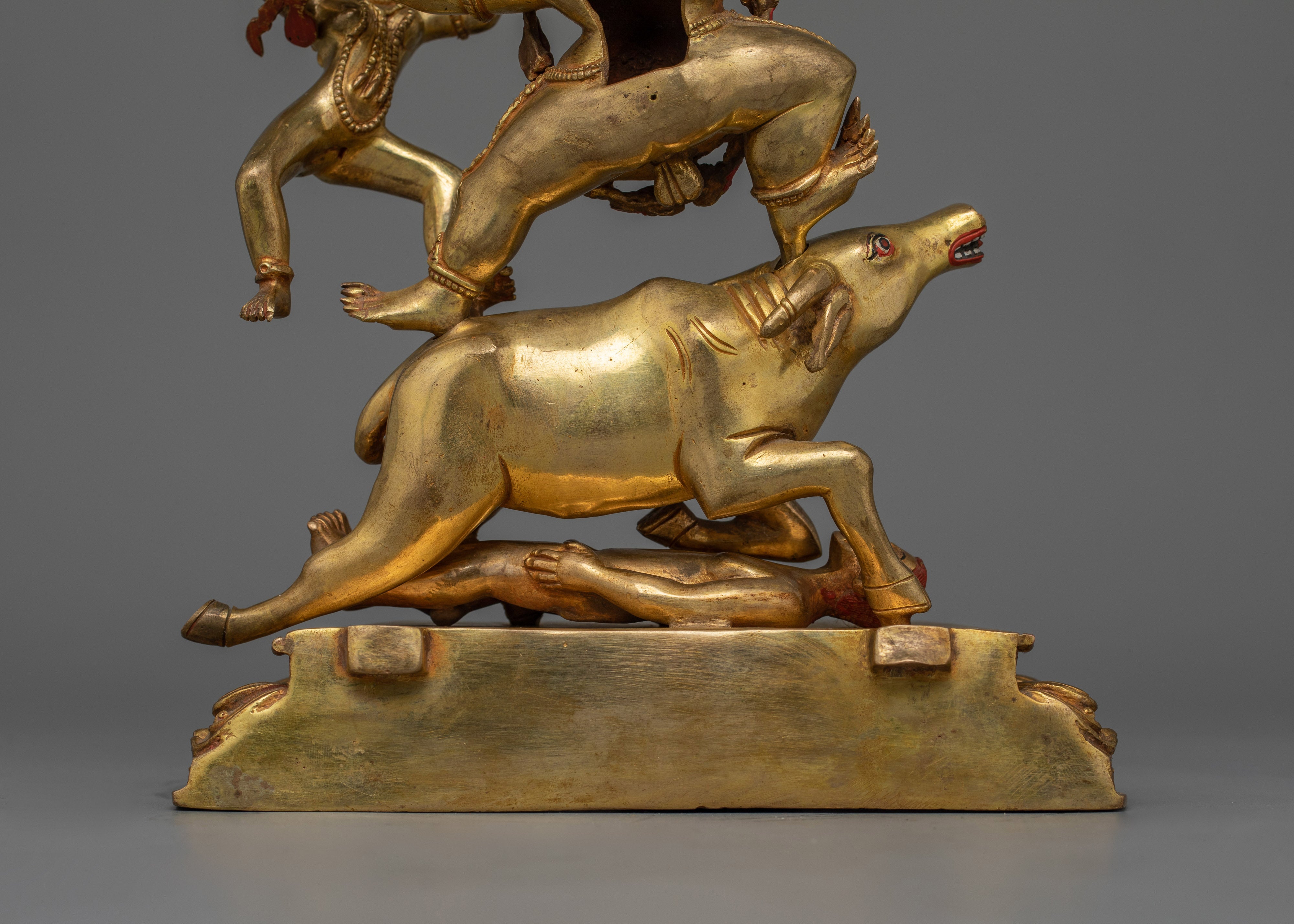 Wrathful Yama Dharmaraja Figurine | Spiritual Transformation and Protection