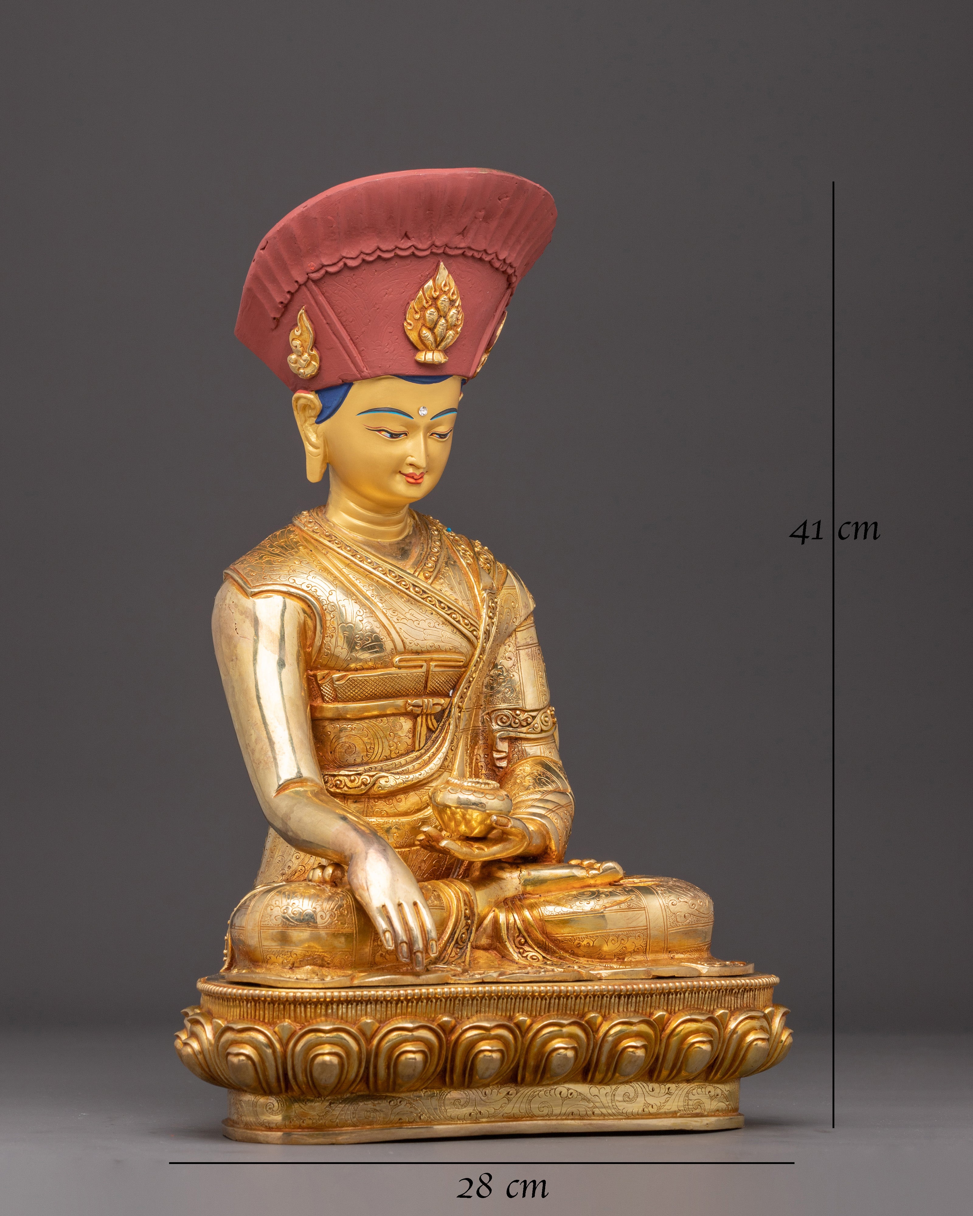 Jigten Sumgon Statue: Revered Buddhist Master
