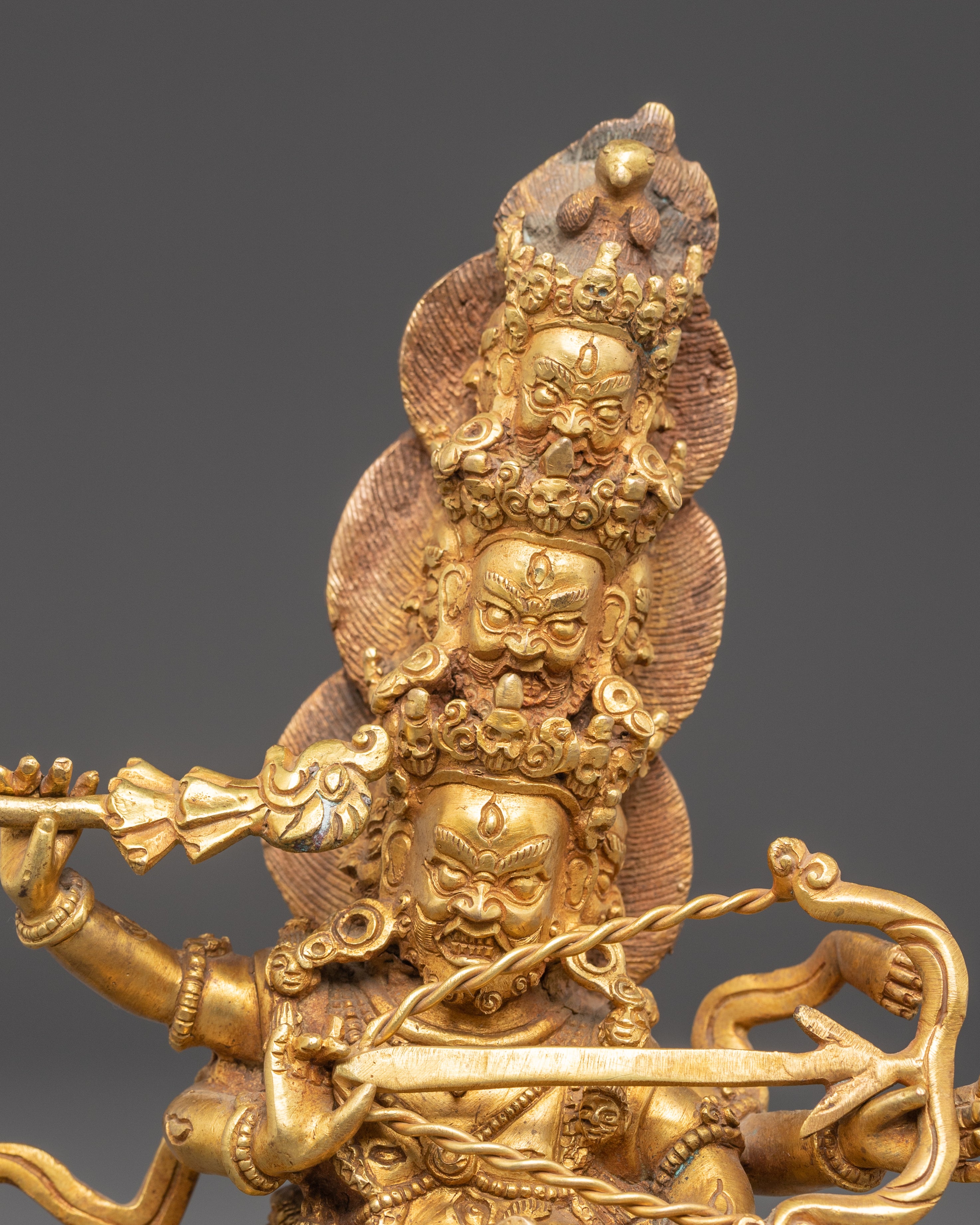 Buddhist Protector Rahula Statue | Guardian of the Dharma