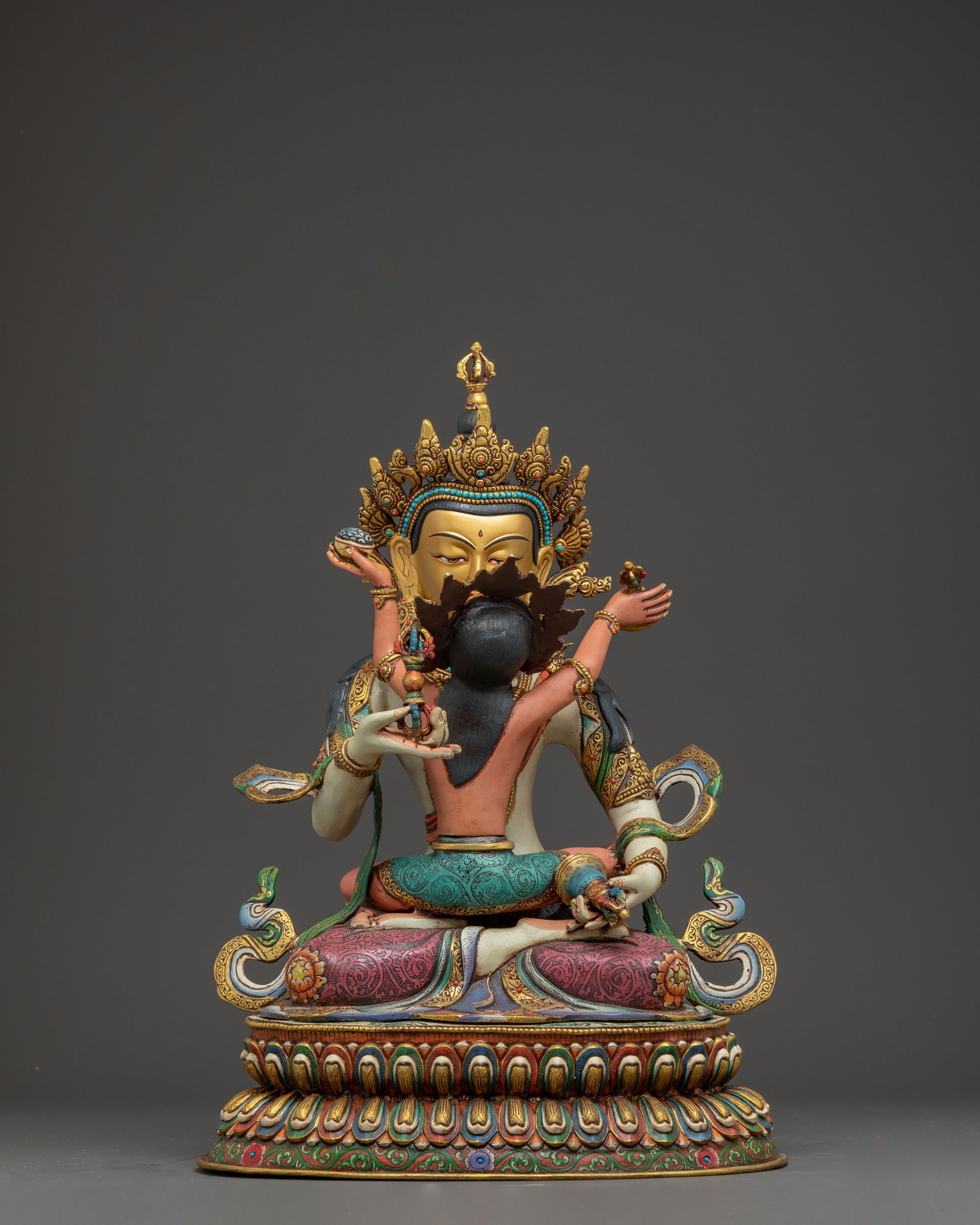 Handmade Golden Art of Vajrasattva Embodiment of Purification