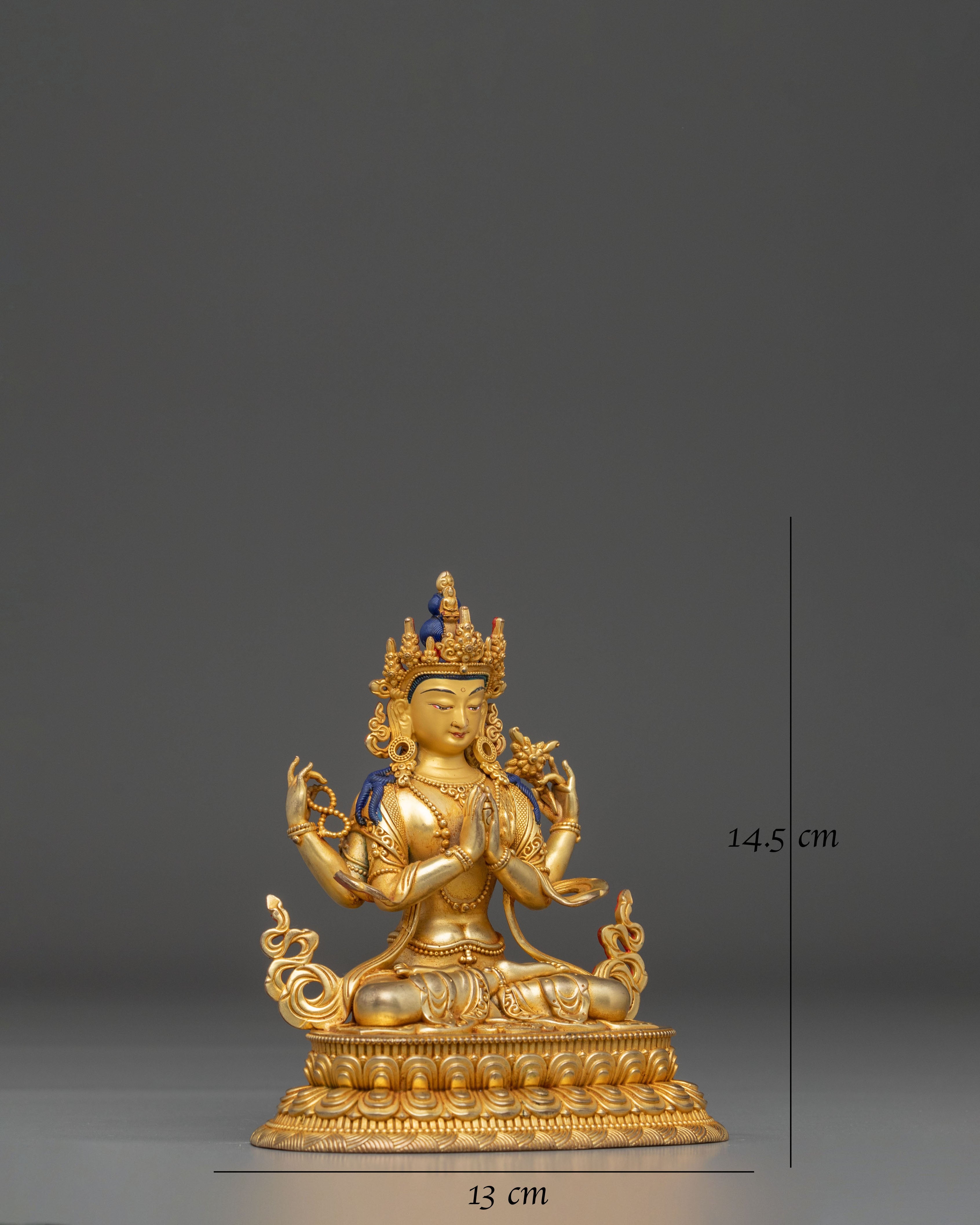 Chenrezig Statue: The Compassionate Bodhisattva | Tibetan Buddhist Deity
