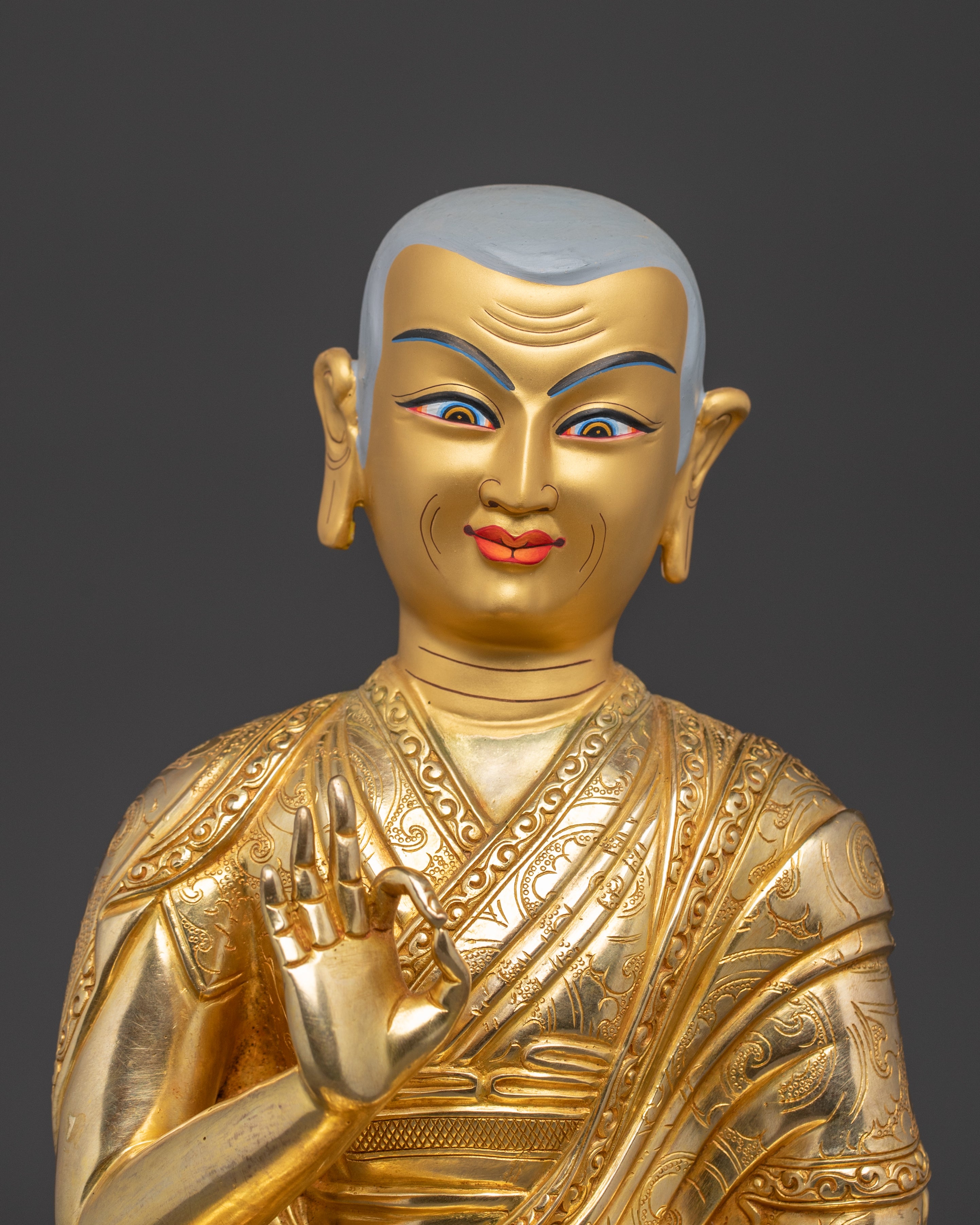 Tsongkhapa Statue Set | Tibetan Master Set