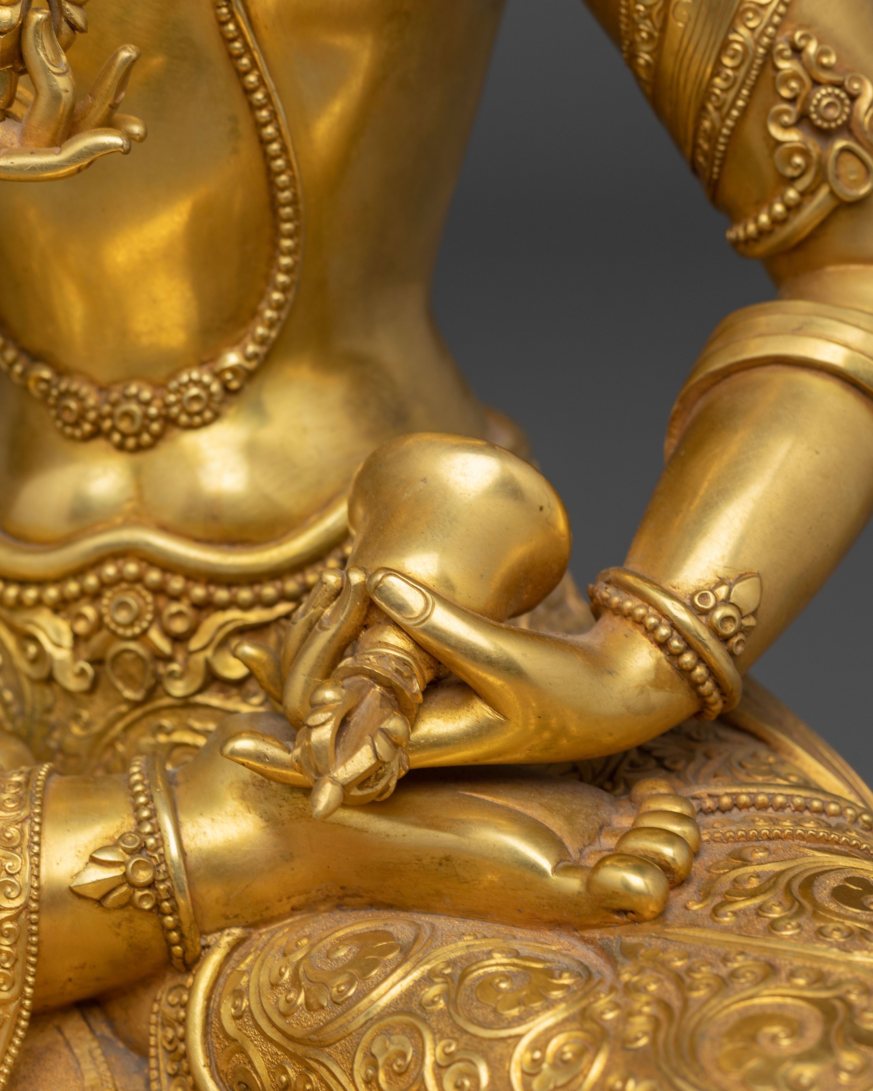 Handmade Golden Statue Of Dorje Sempa | Purification Deity