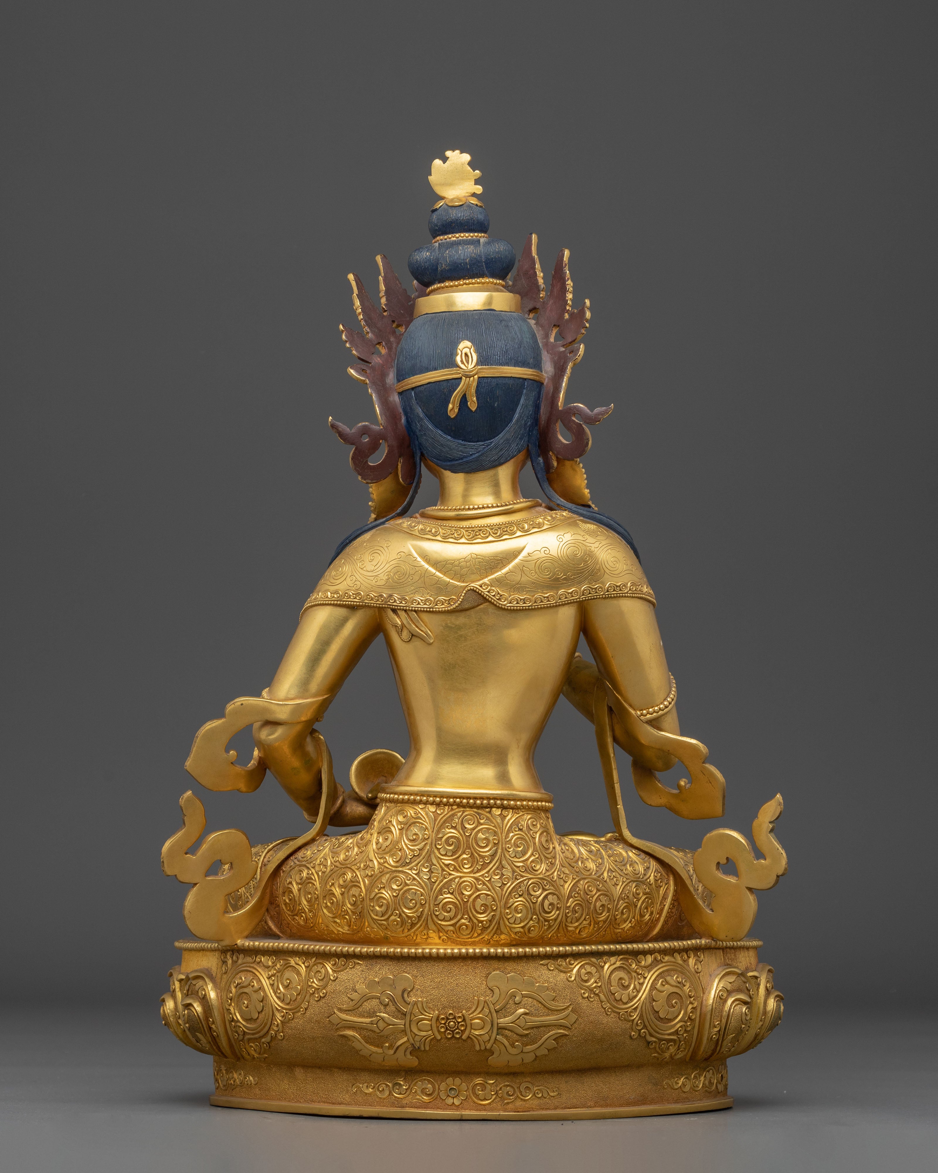 Handmade Golden Statue Of Dorje Sempa | Purification Deity