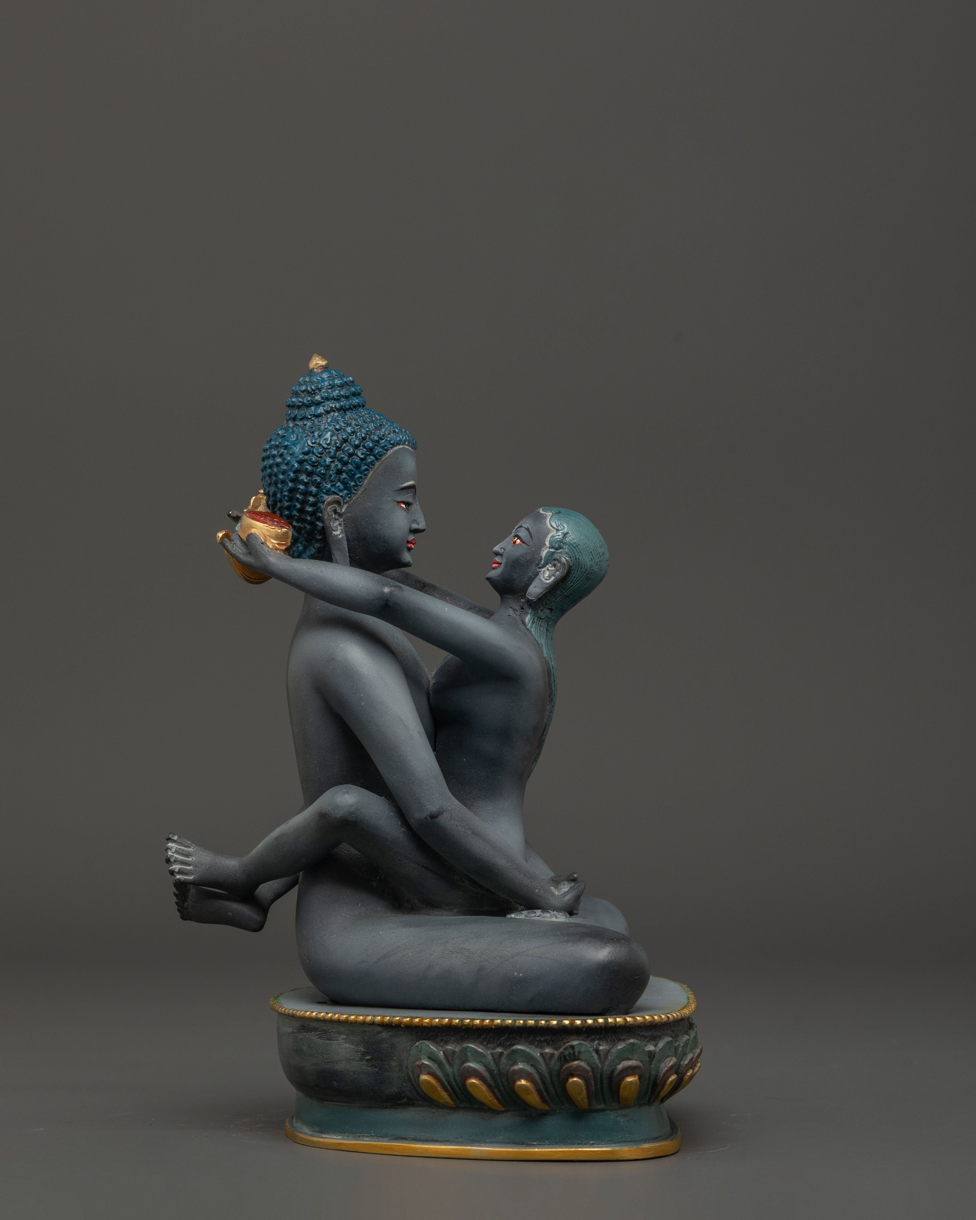 Handmade Samantabhadra with Consort | Tibetan Union of Bliss and Wisdom