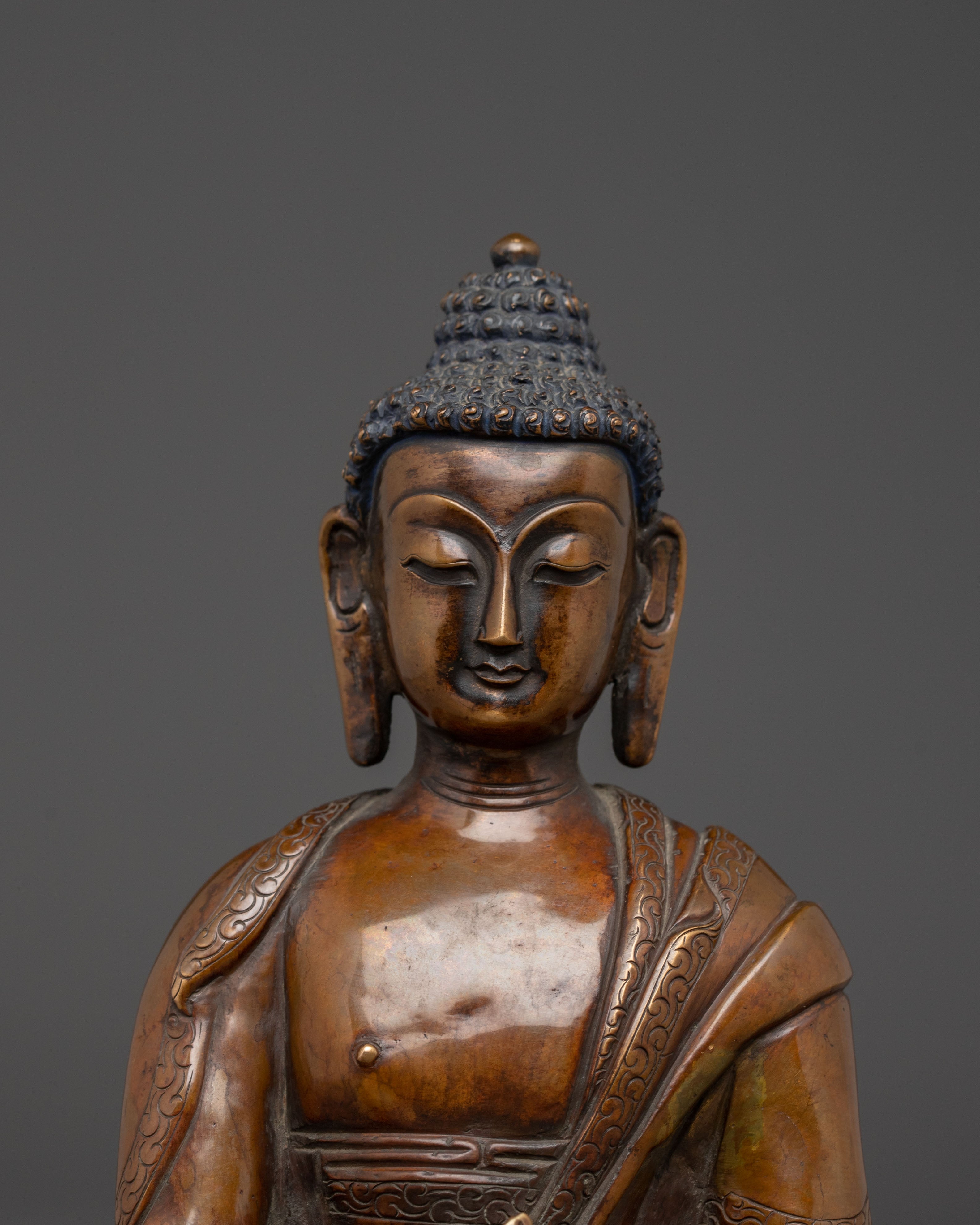 Himalayan Spiritual Healer Medicine Buddha Statue | Traditional Sculpture