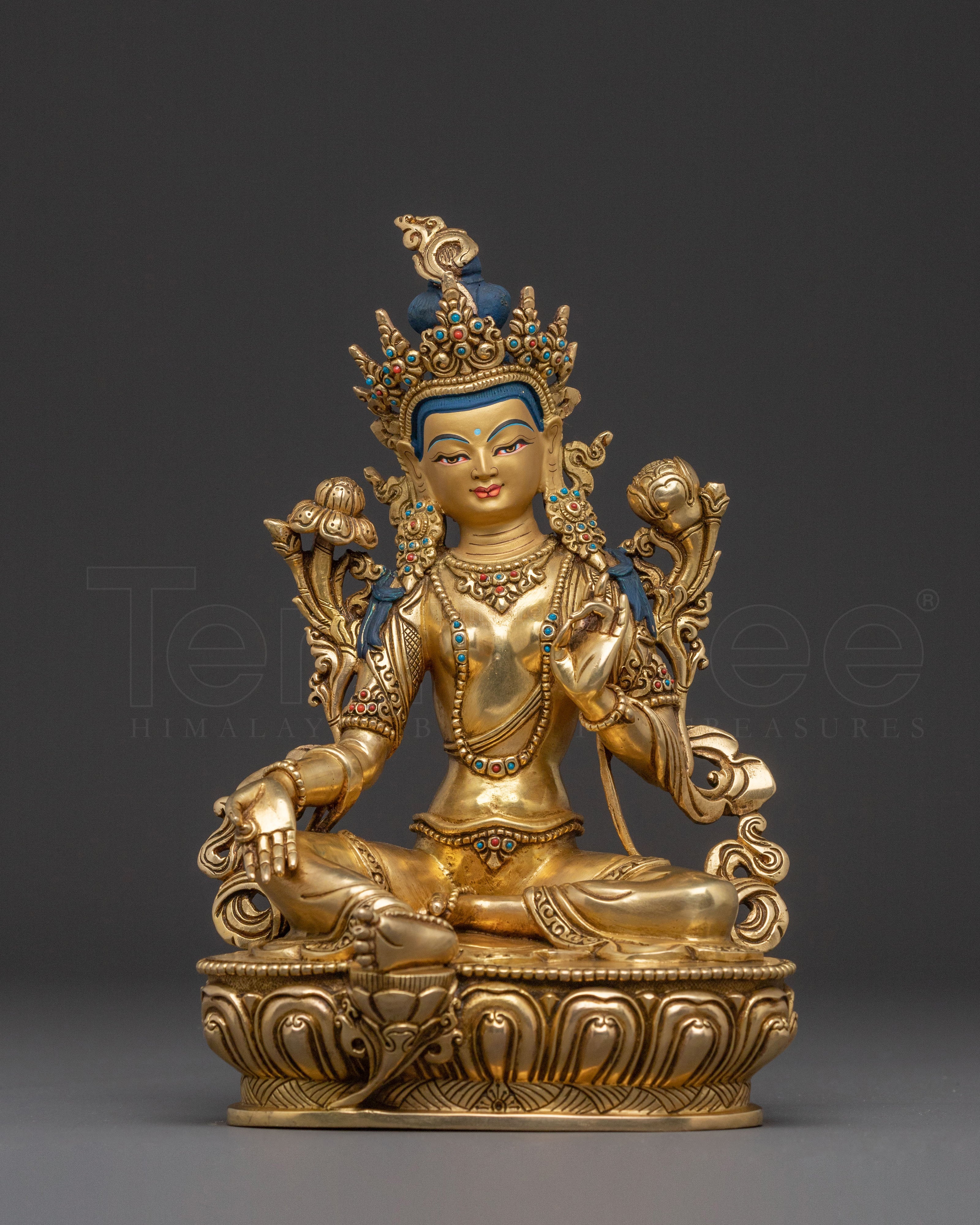 Green Tara Statue