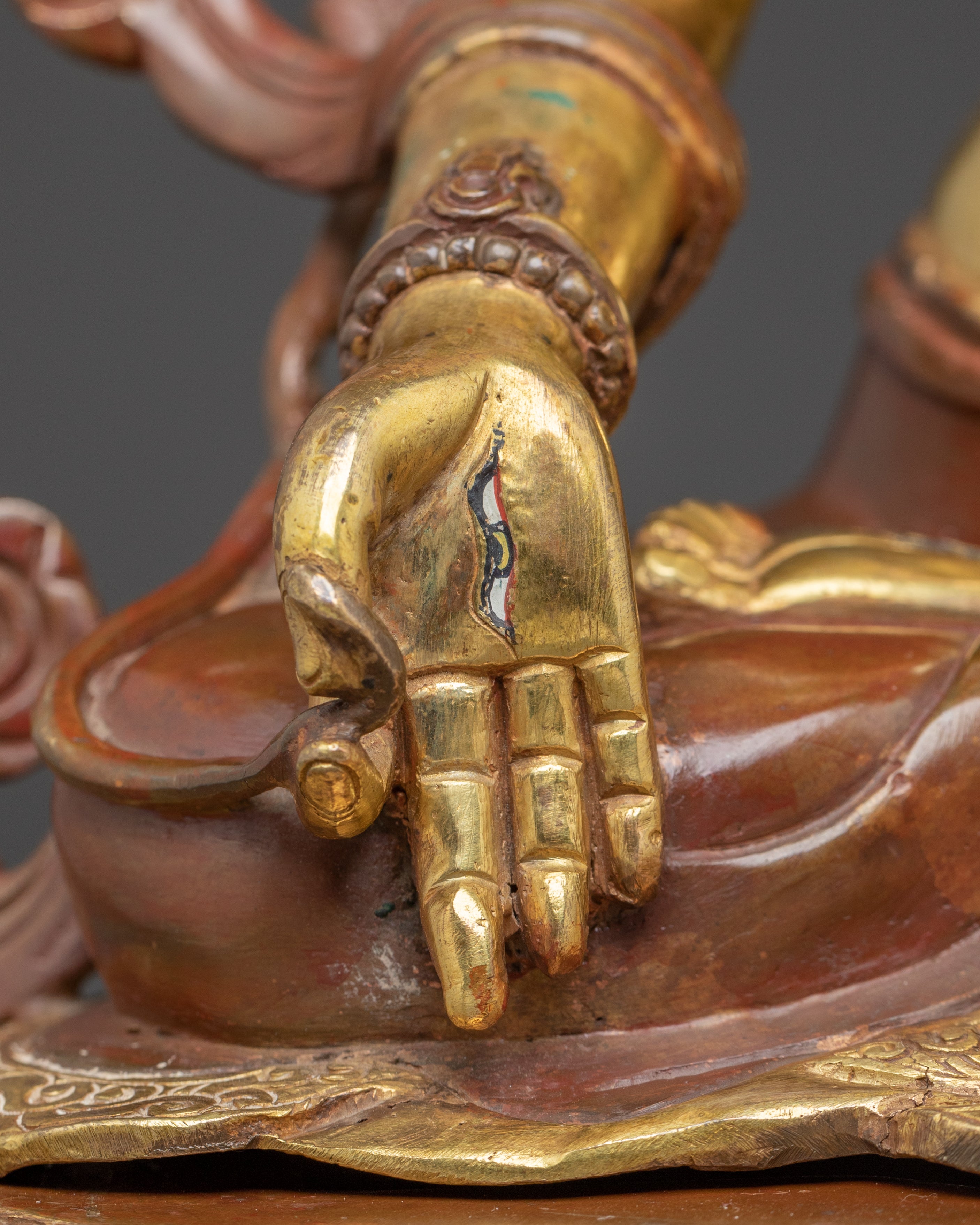 Seven-Eyed Healing Goddess White Tara Art | Compassion Deity