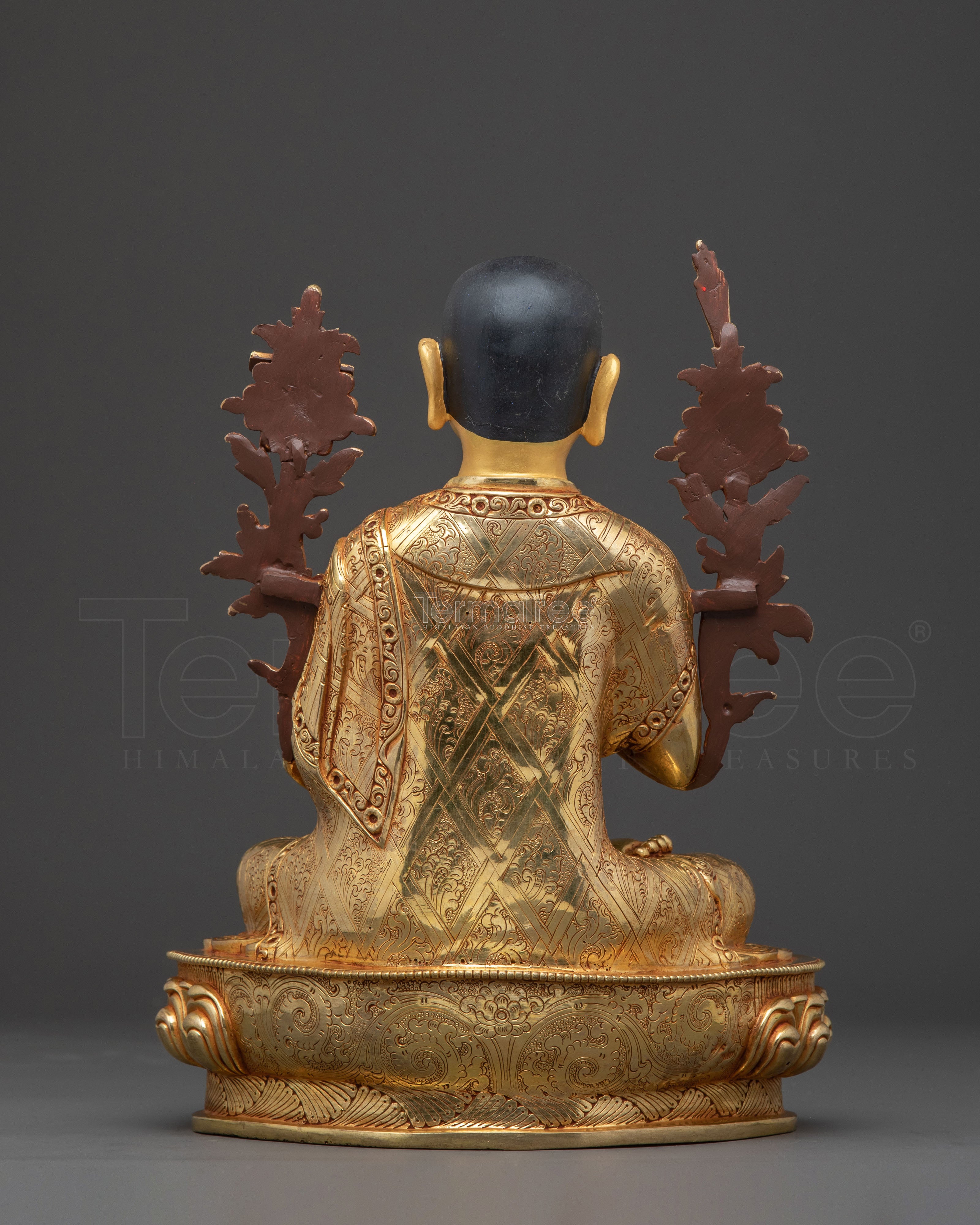 Tsongkhapa Spiritual Statue – 24K Gold Gilded