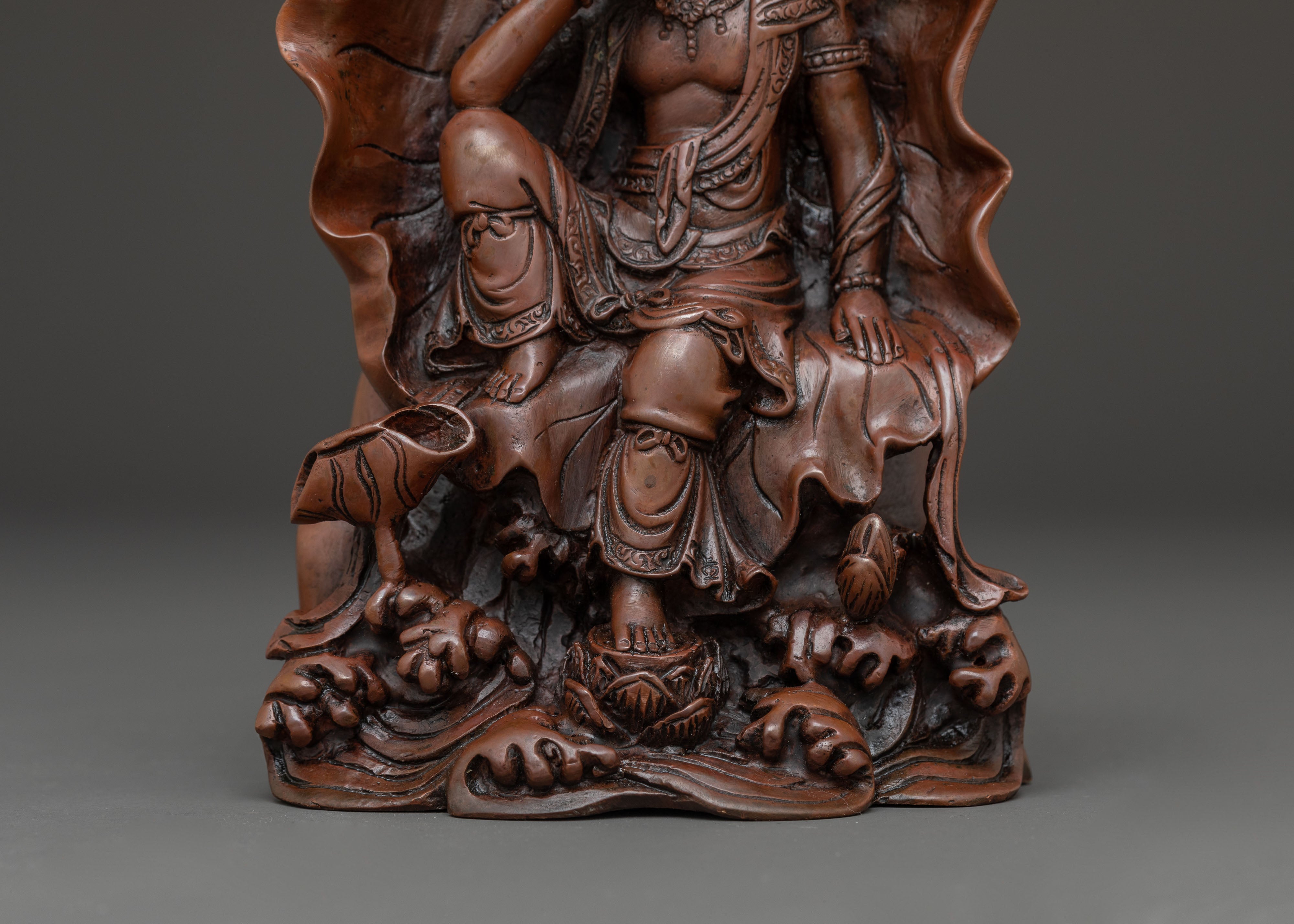 Handcrafted Statue of Lord Gaunyin | Tibetan Sculpture