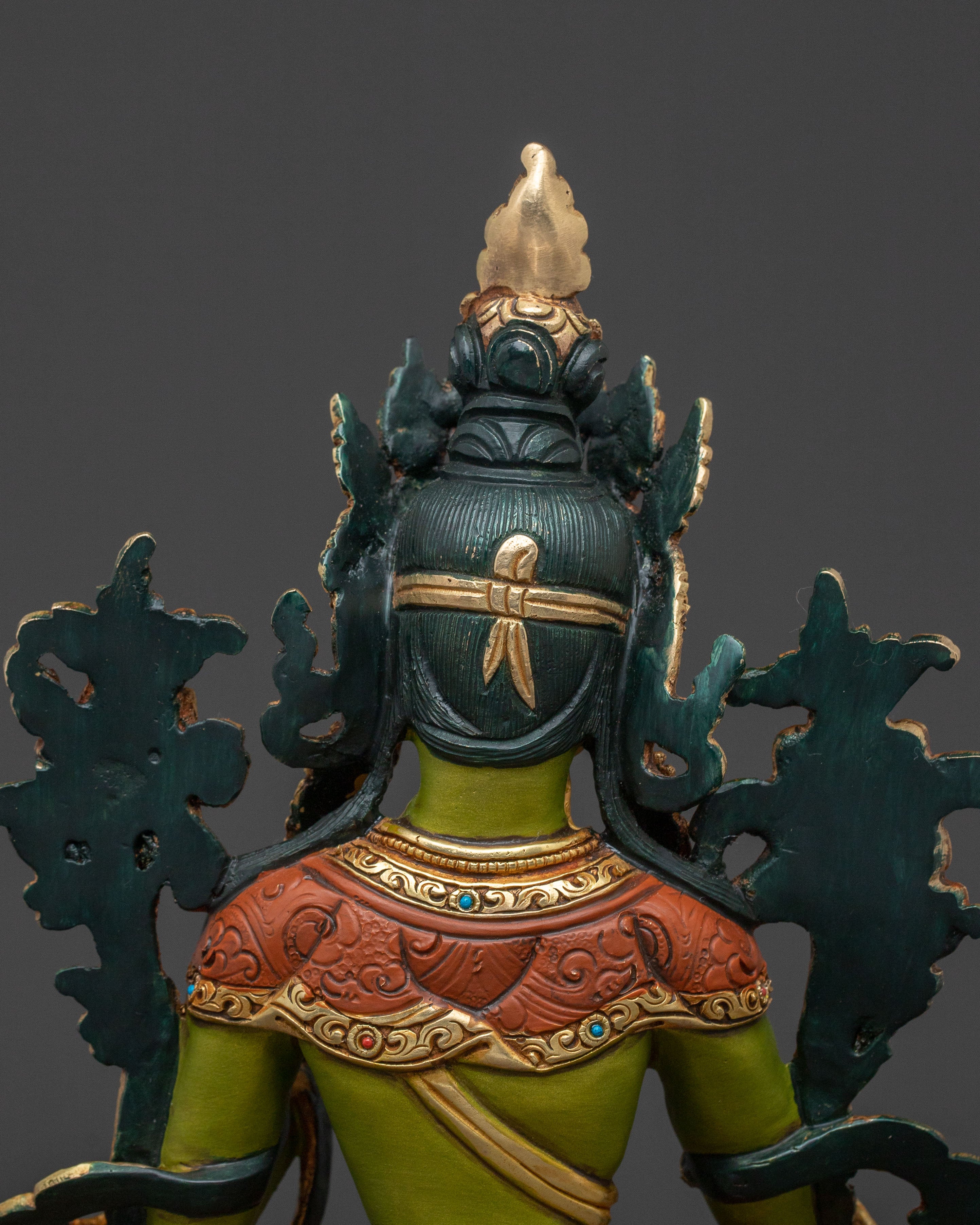 Mother Green Tara Spiritual Statue | Spiritual Protection