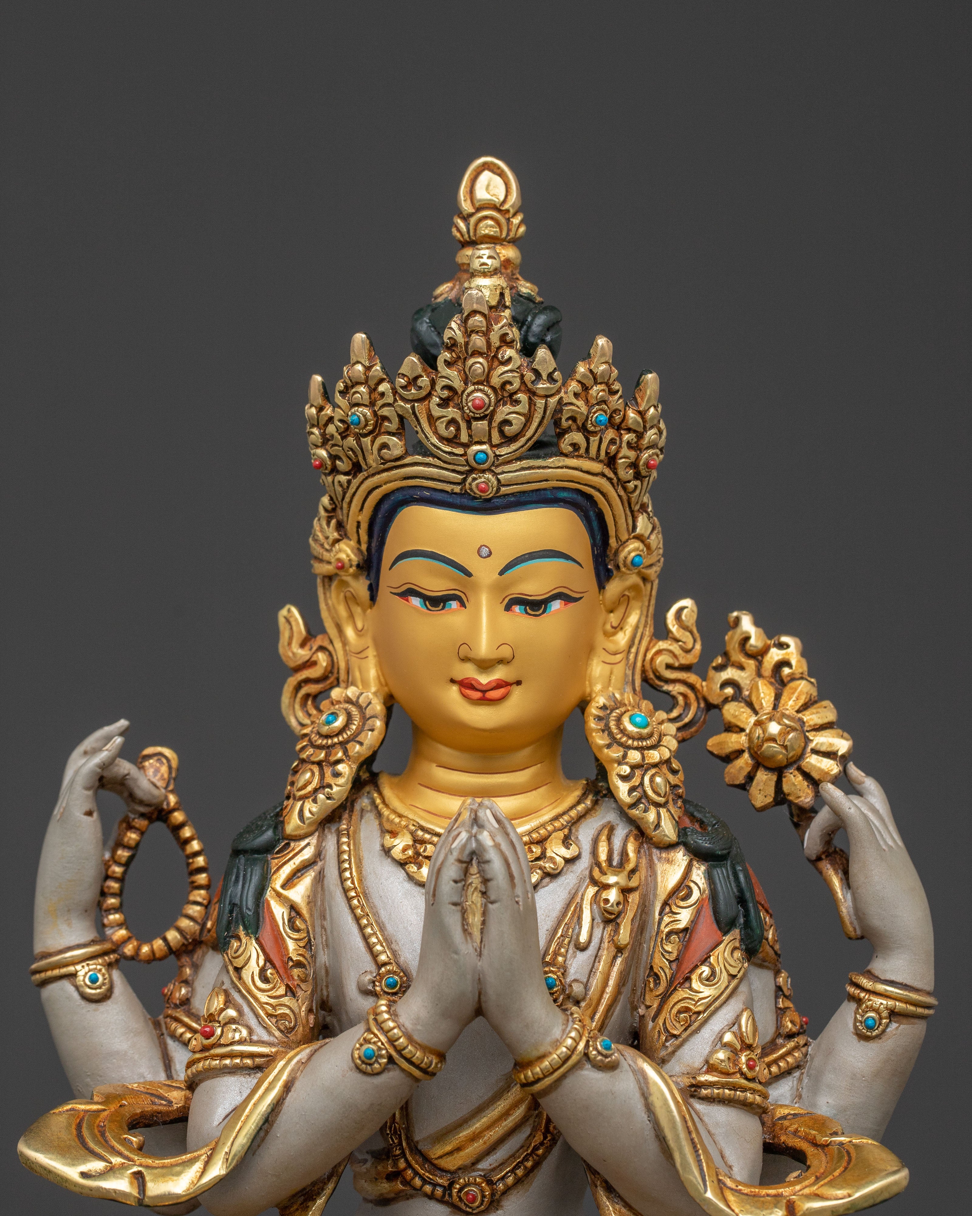 Compassionate Chenrezig Spiritual Statue | Home Altar