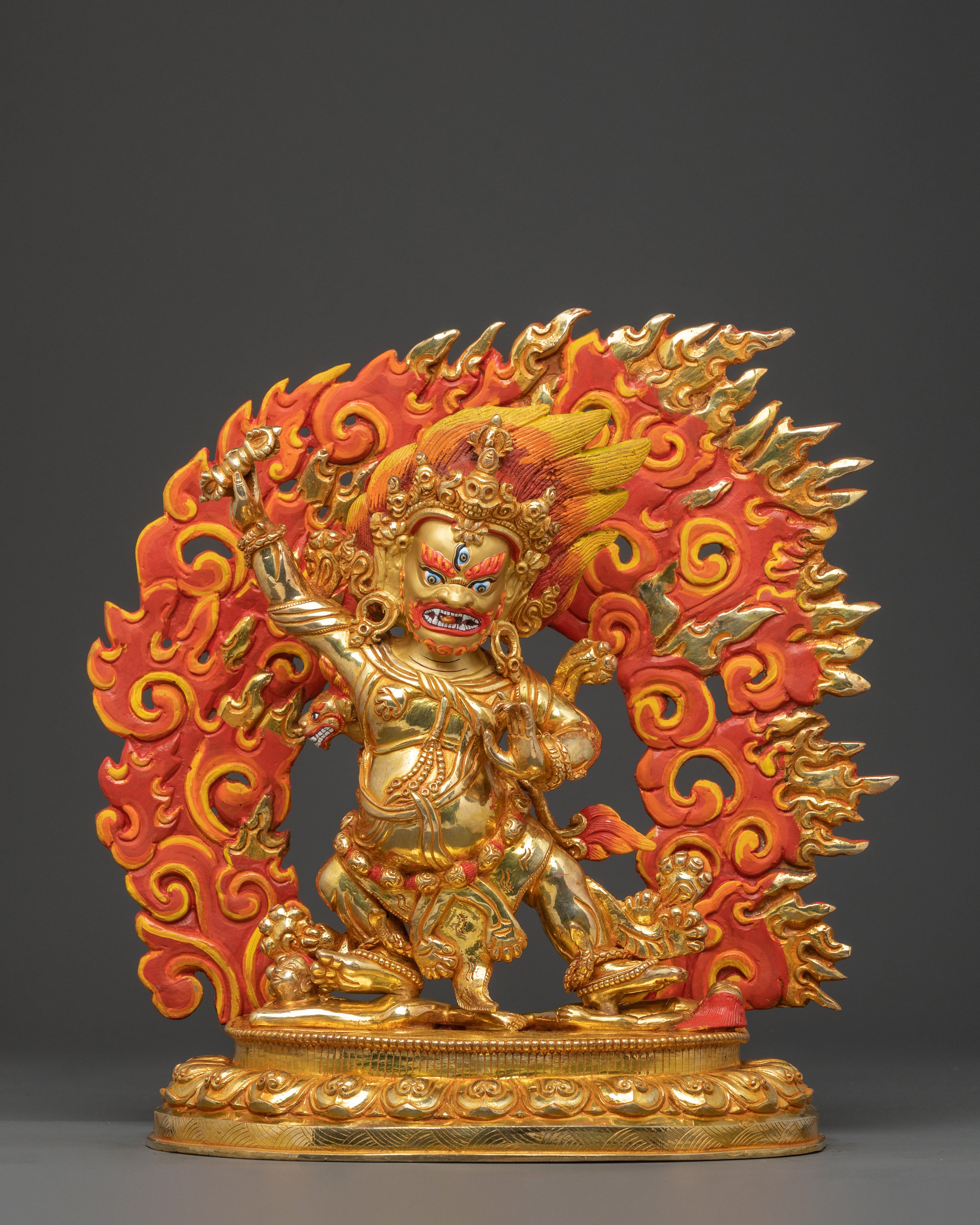 Eight Manifestations Guru Statue Set: Altar Decor