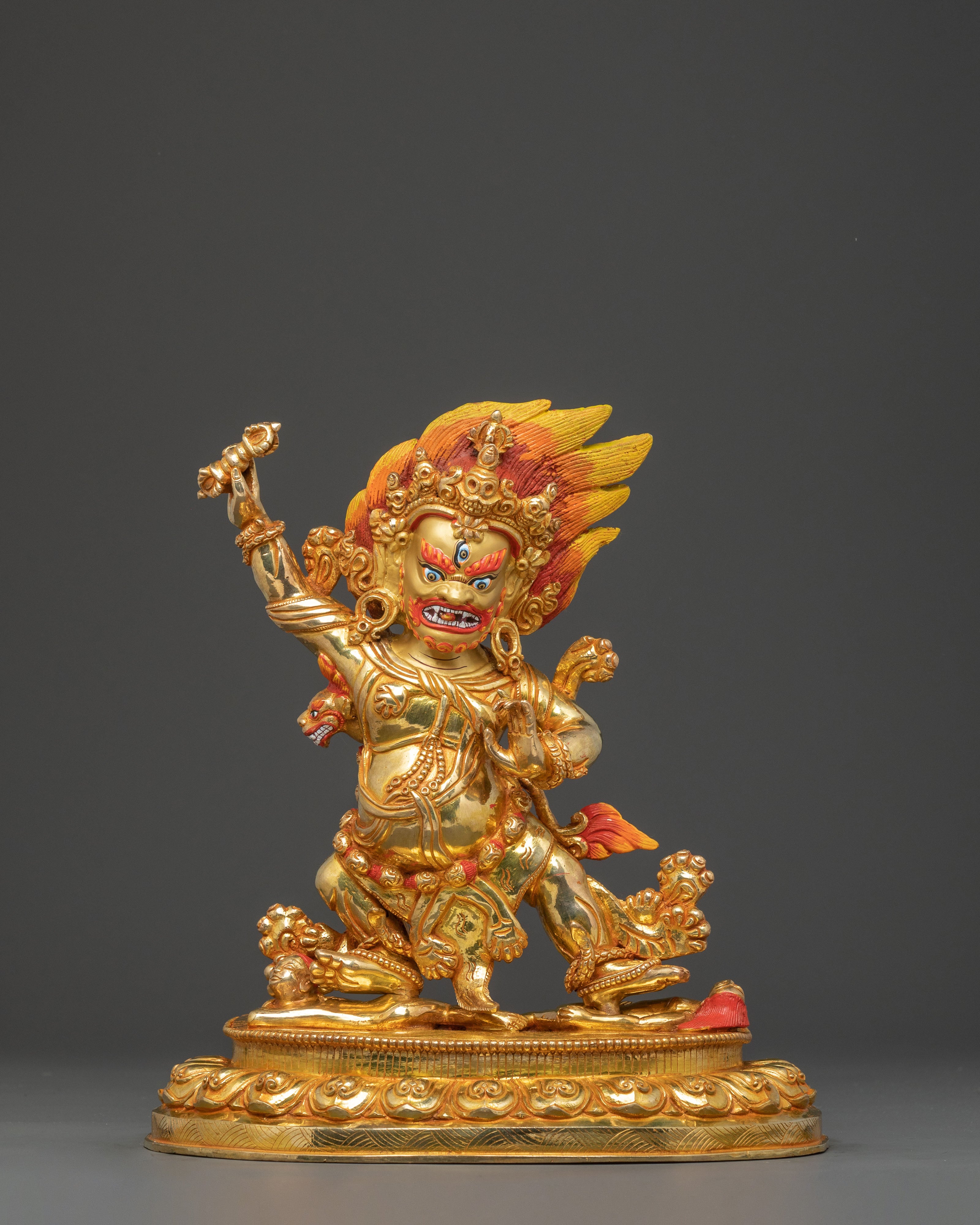 Eight Manifestations Guru Statue Set: Altar Decor