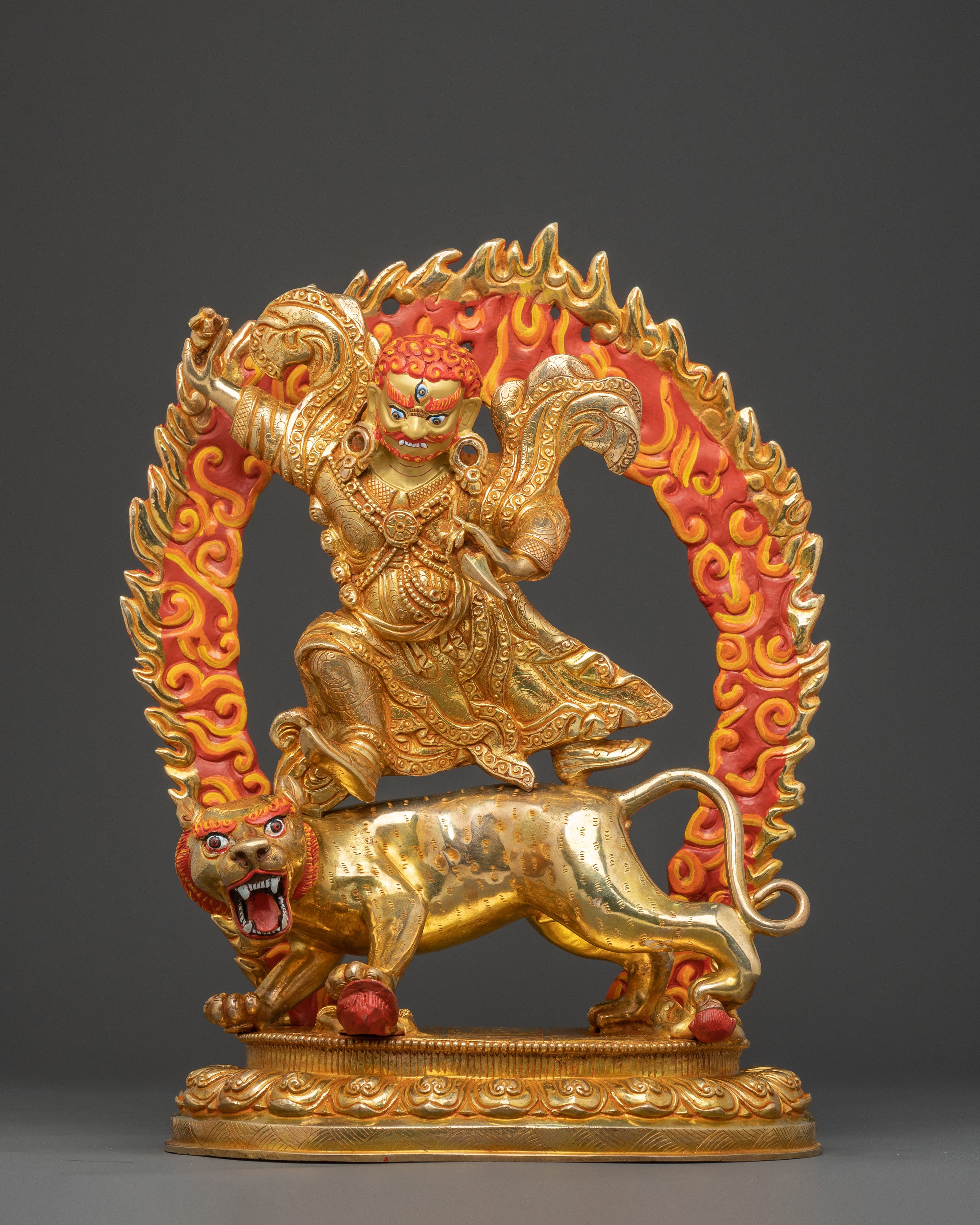 Eight Manifestations Guru Statue Set: Altar Decor