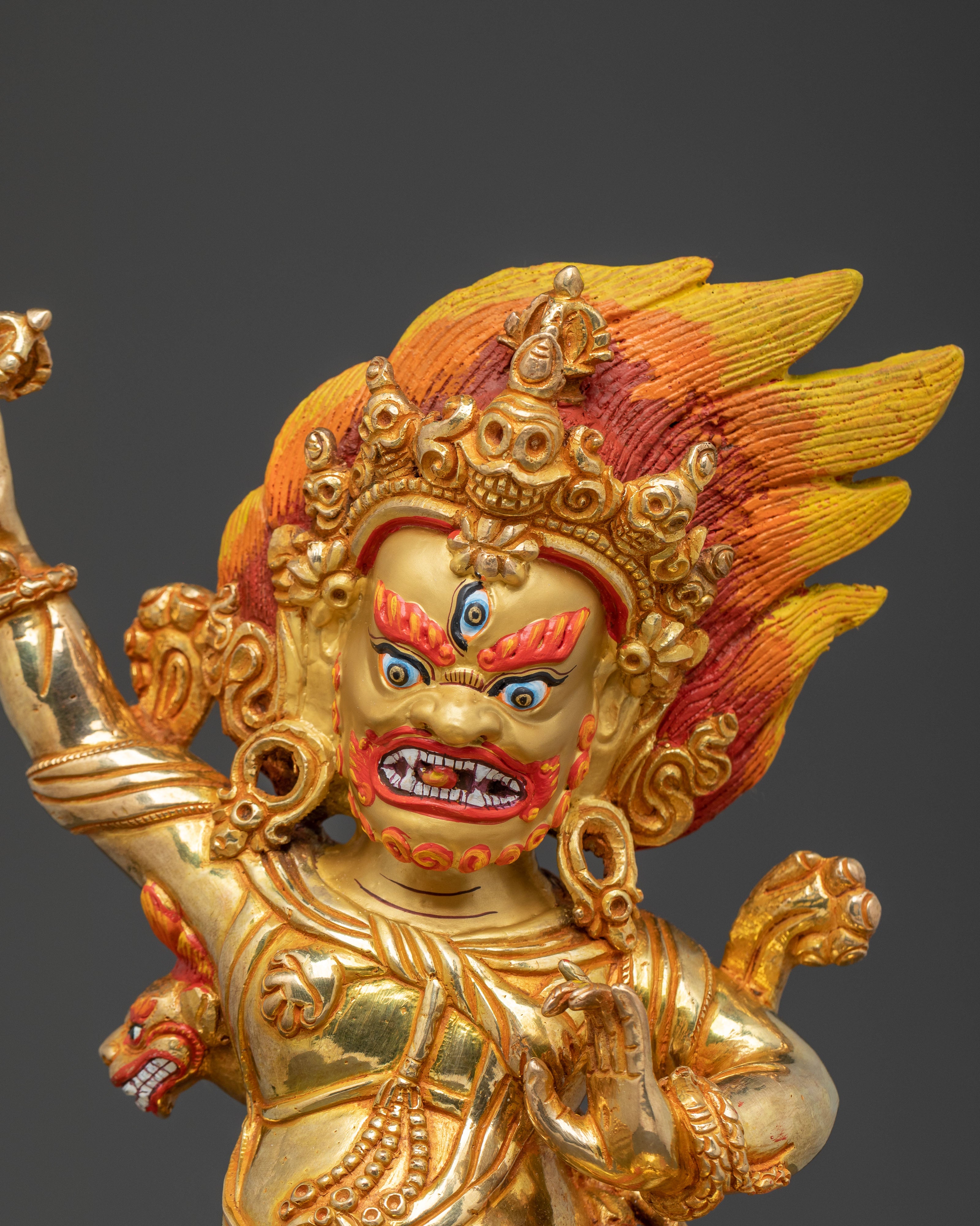 Eight Manifestations Guru Statue Set: Altar Decor