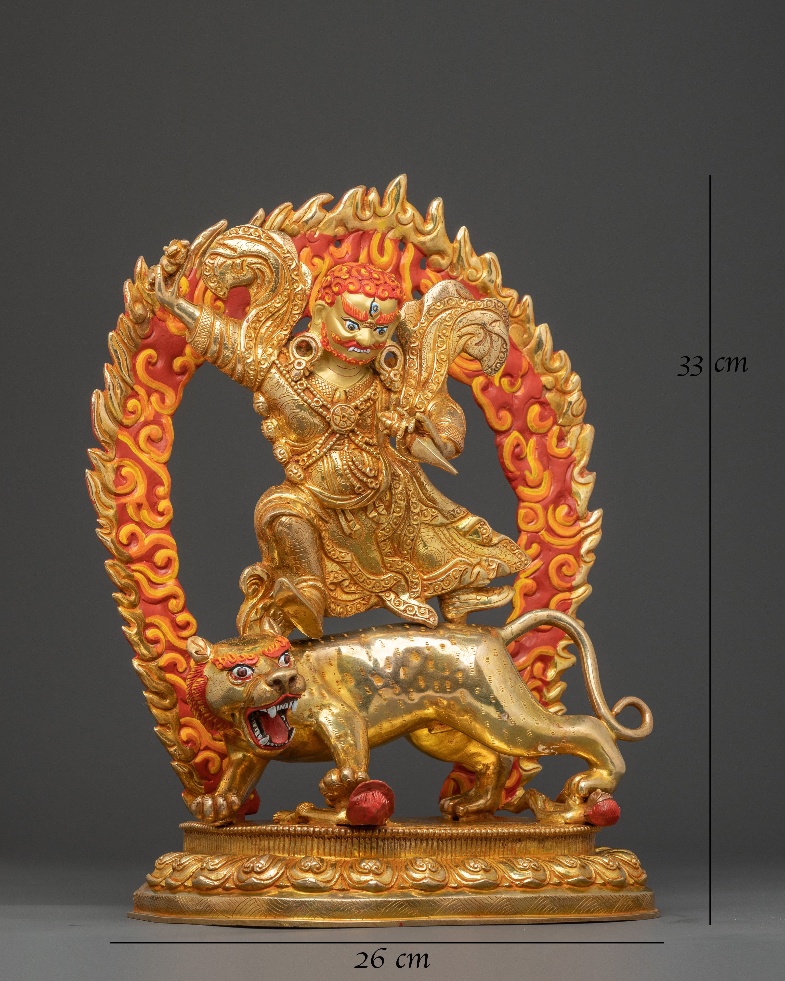 Eight Manifestations Guru Statue Set: Altar Decor