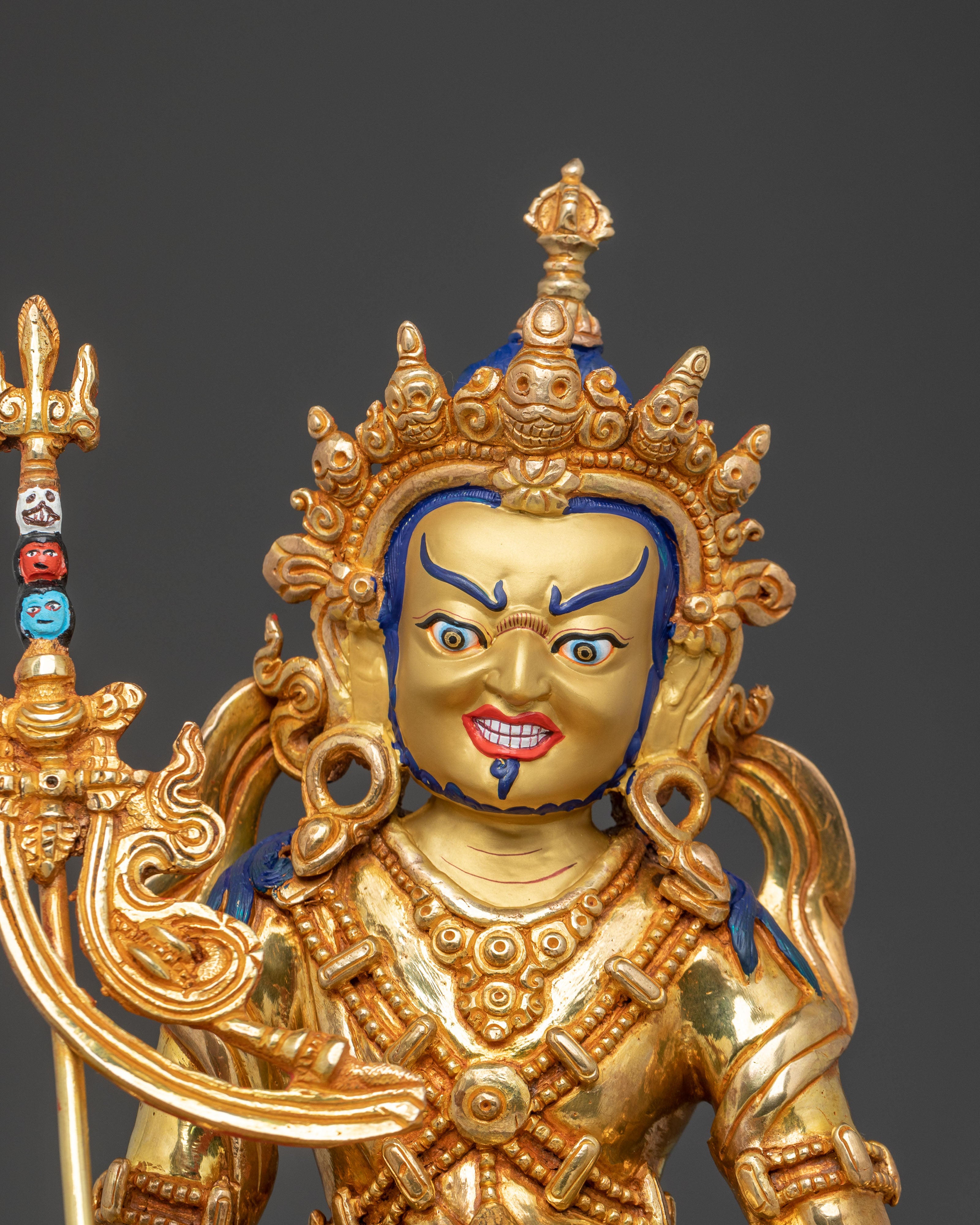 Eight Manifestations Guru Statue Set: Altar Decor