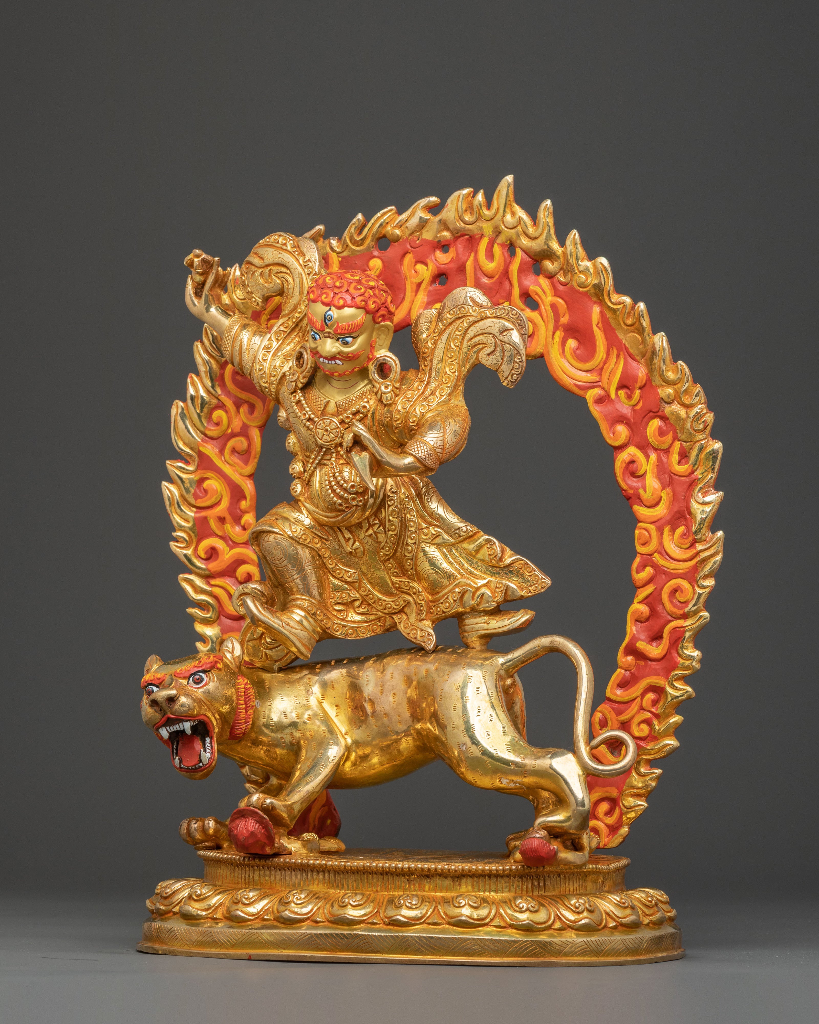 Eight Manifestations Guru Statue Set: Altar Decor