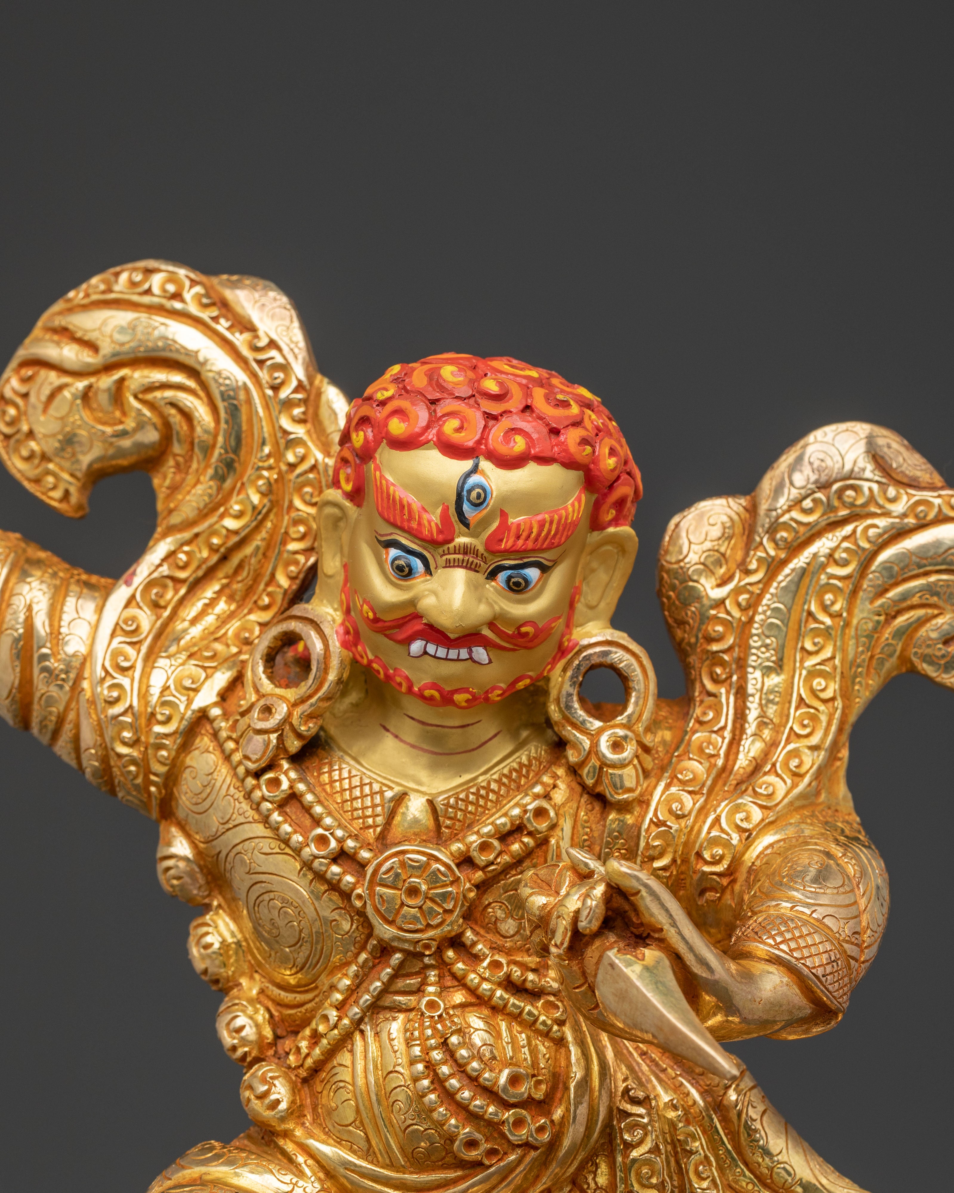 Eight Manifestations Guru Statue Set: Altar Decor