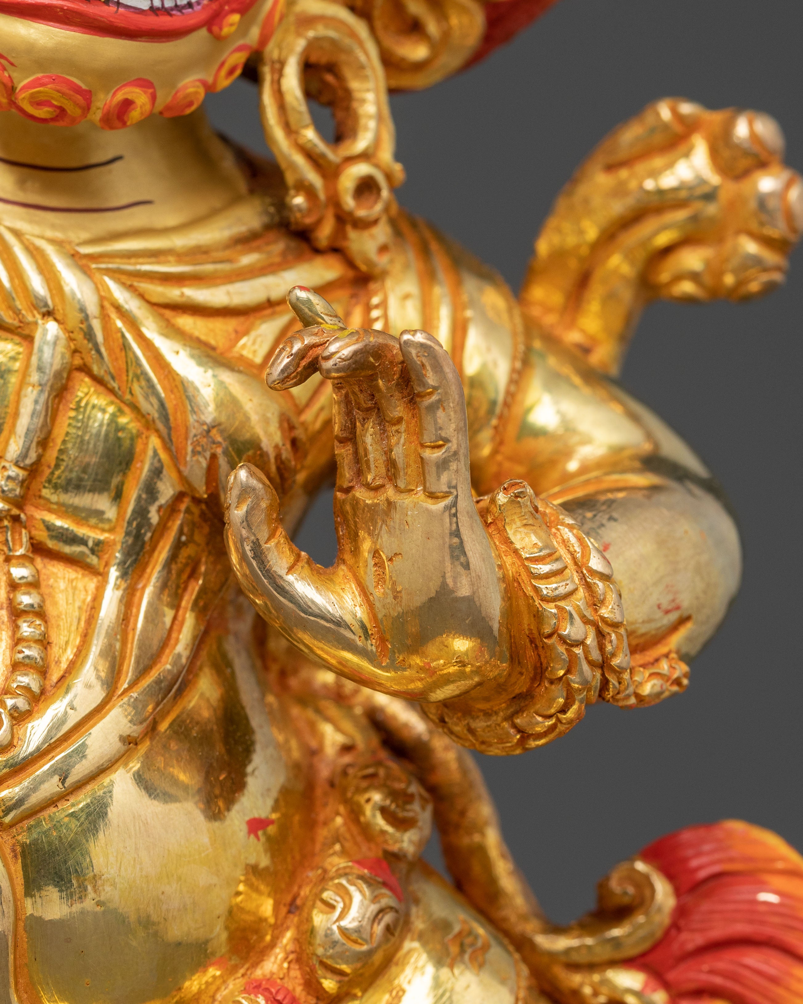 Eight Manifestations Guru Statue Set: Altar Decor