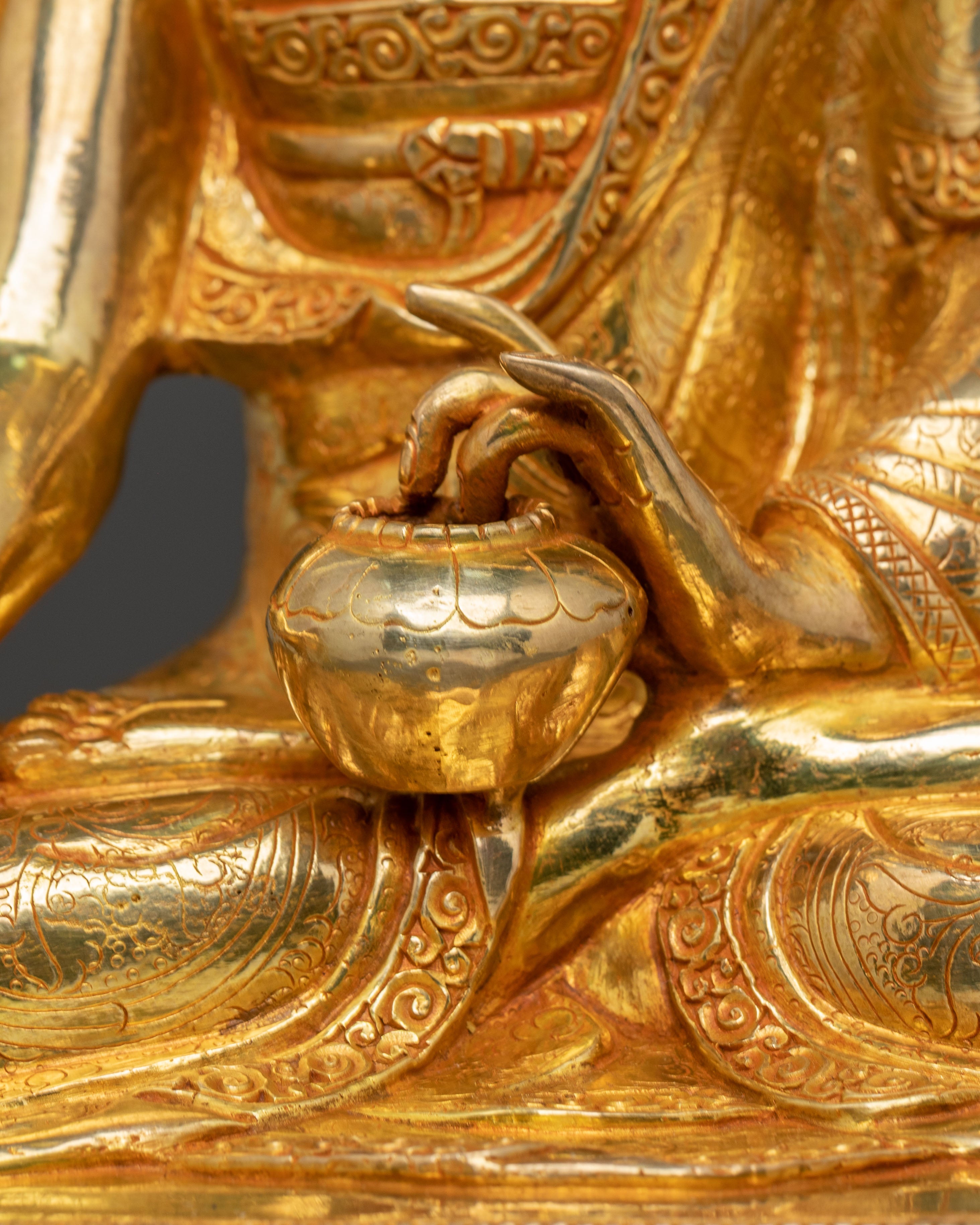 Eight Manifestations Guru Statue Set: Altar Decor