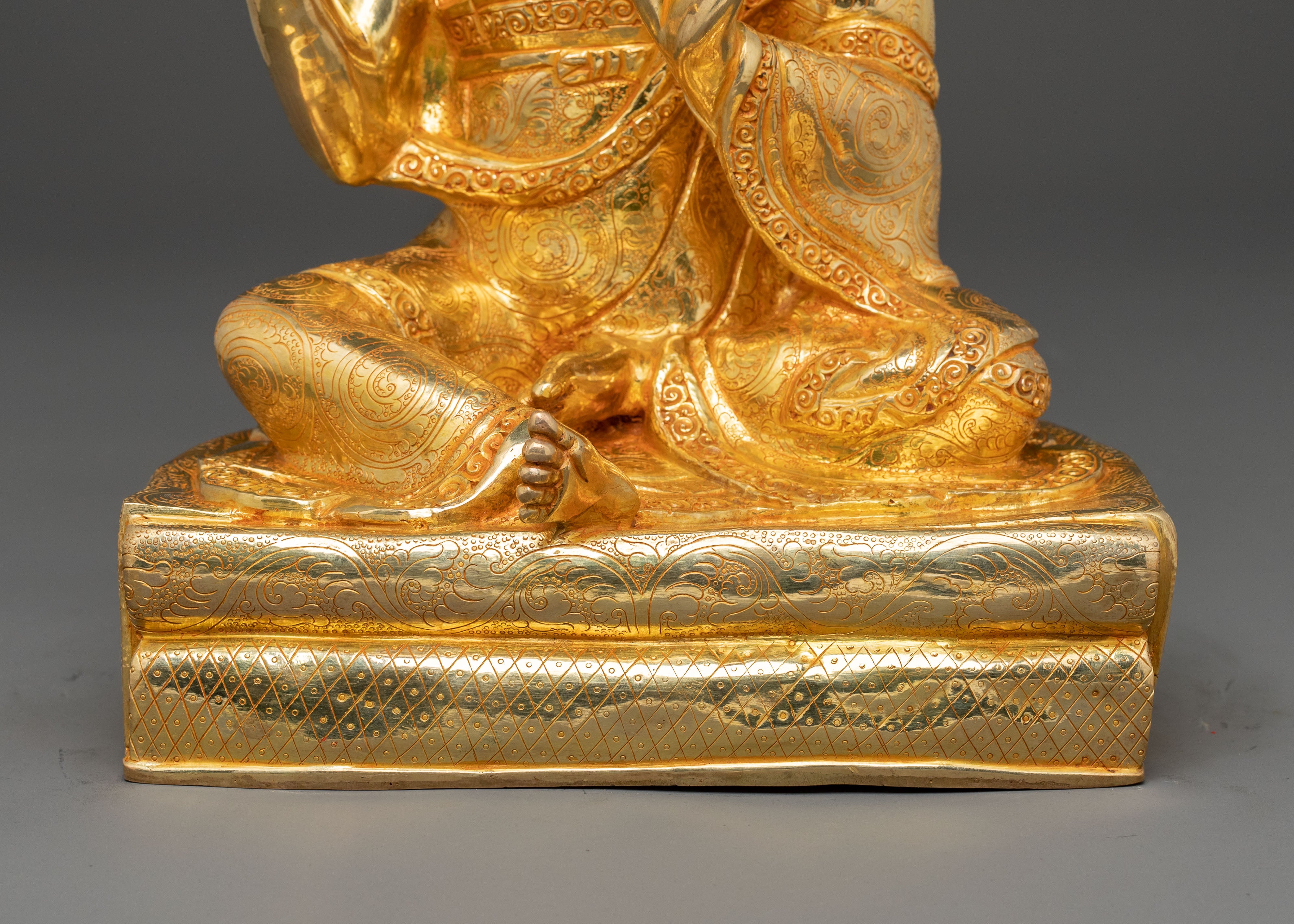 Eight Manifestations Guru Statue Set: Altar Decor