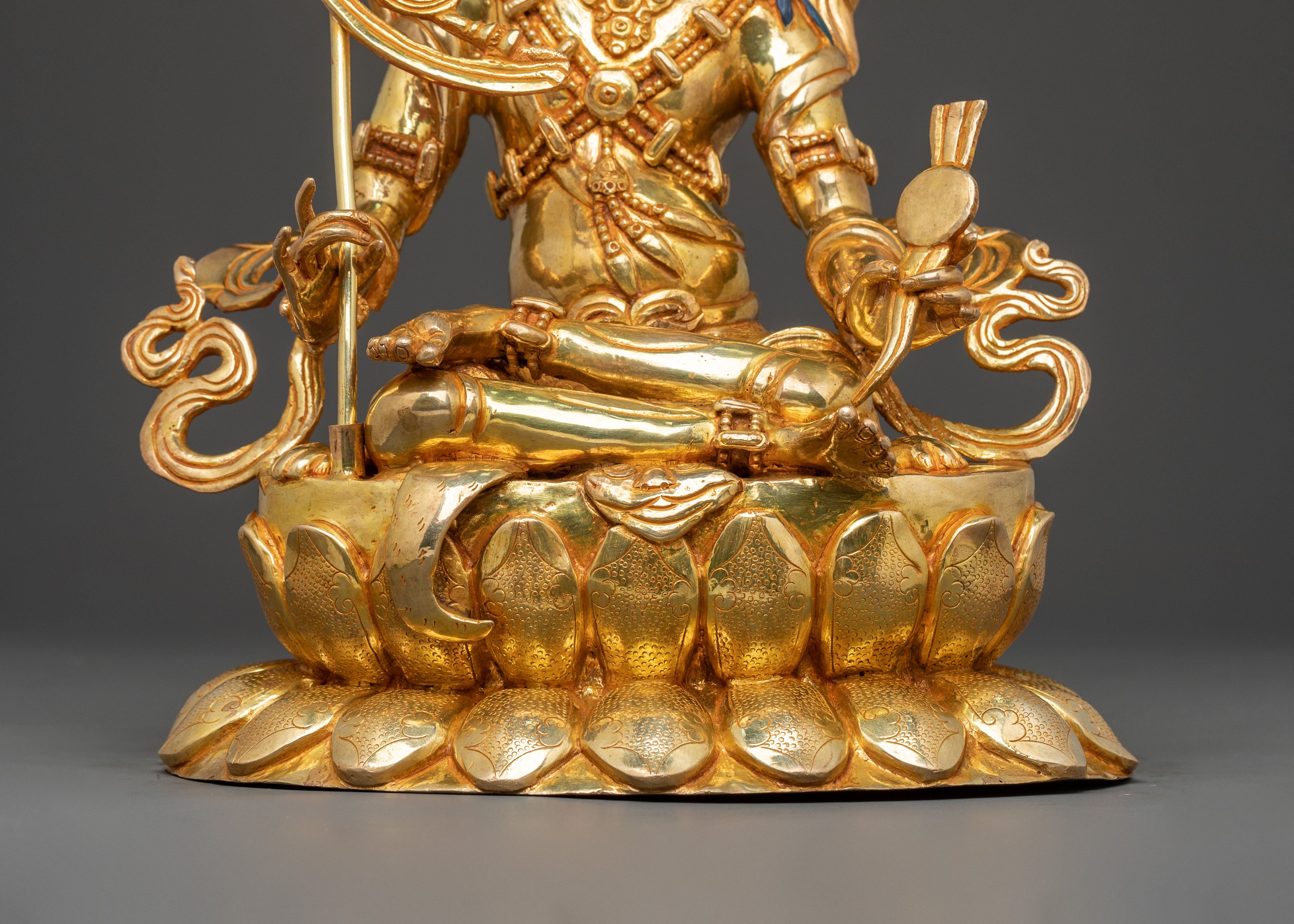 Eight Manifestations Guru Statue Set: Altar Decor