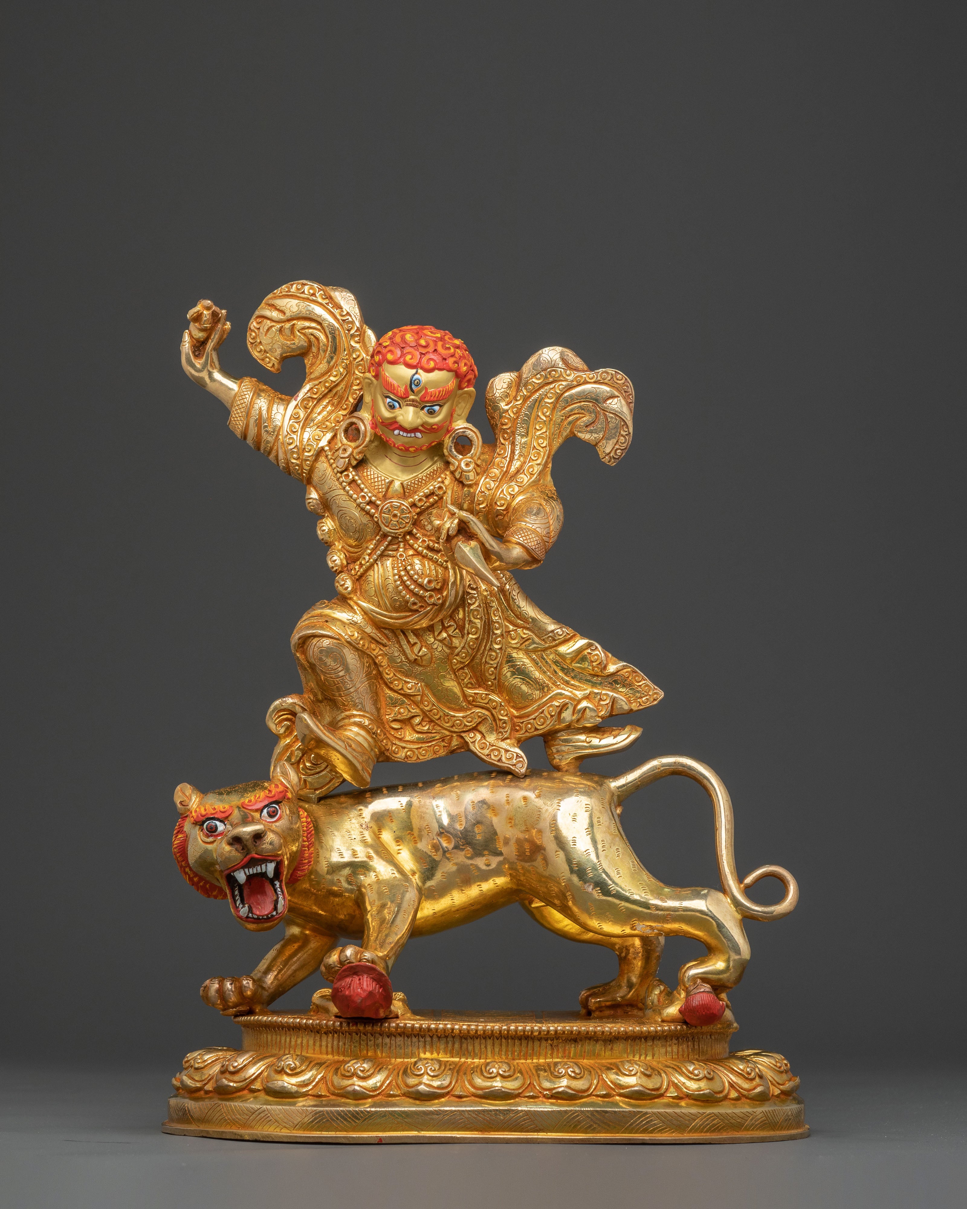 Eight Manifestations Guru Statue Set: Altar Decor