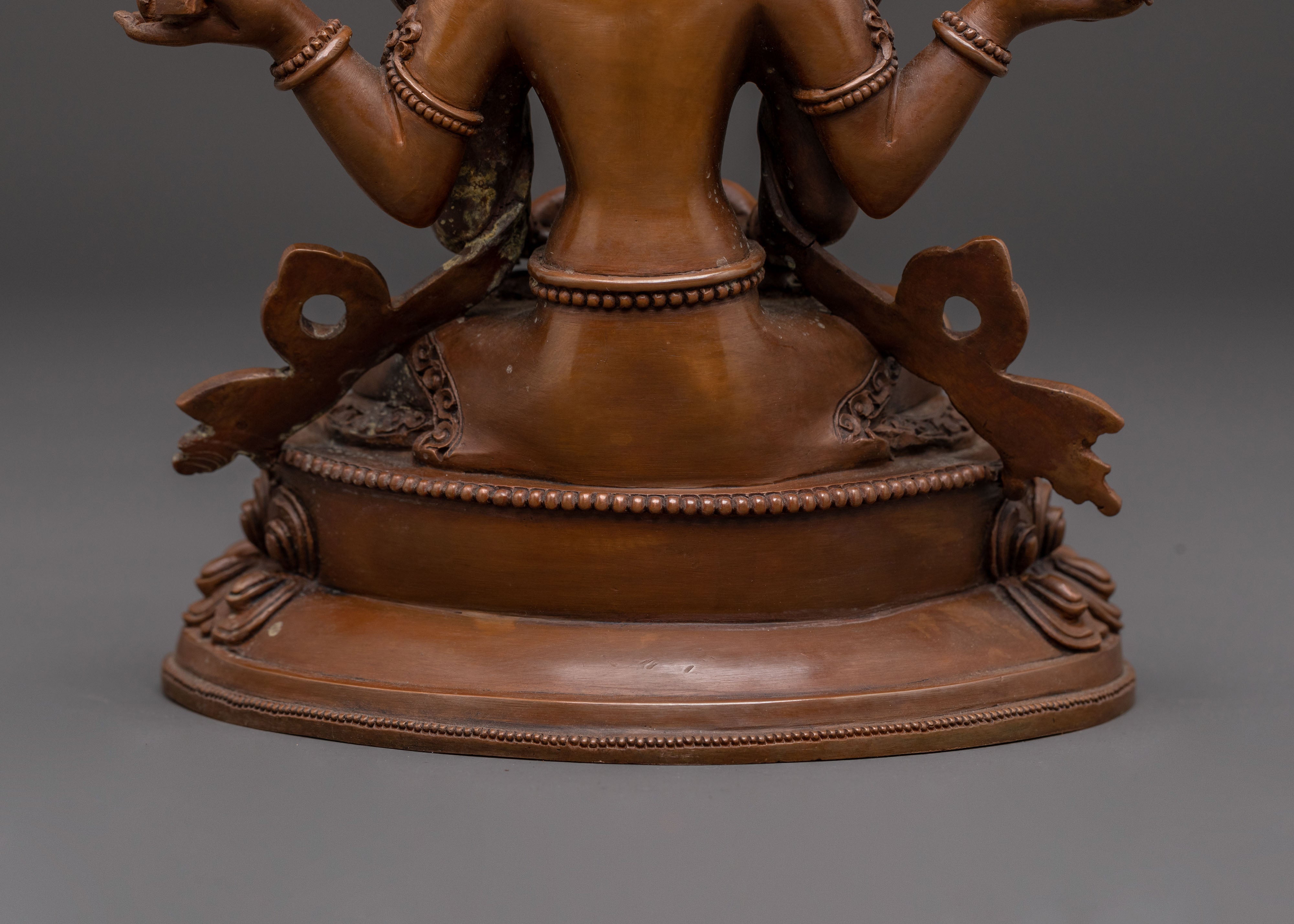 Prajnaparamita Majestic Statue for Altar Decor