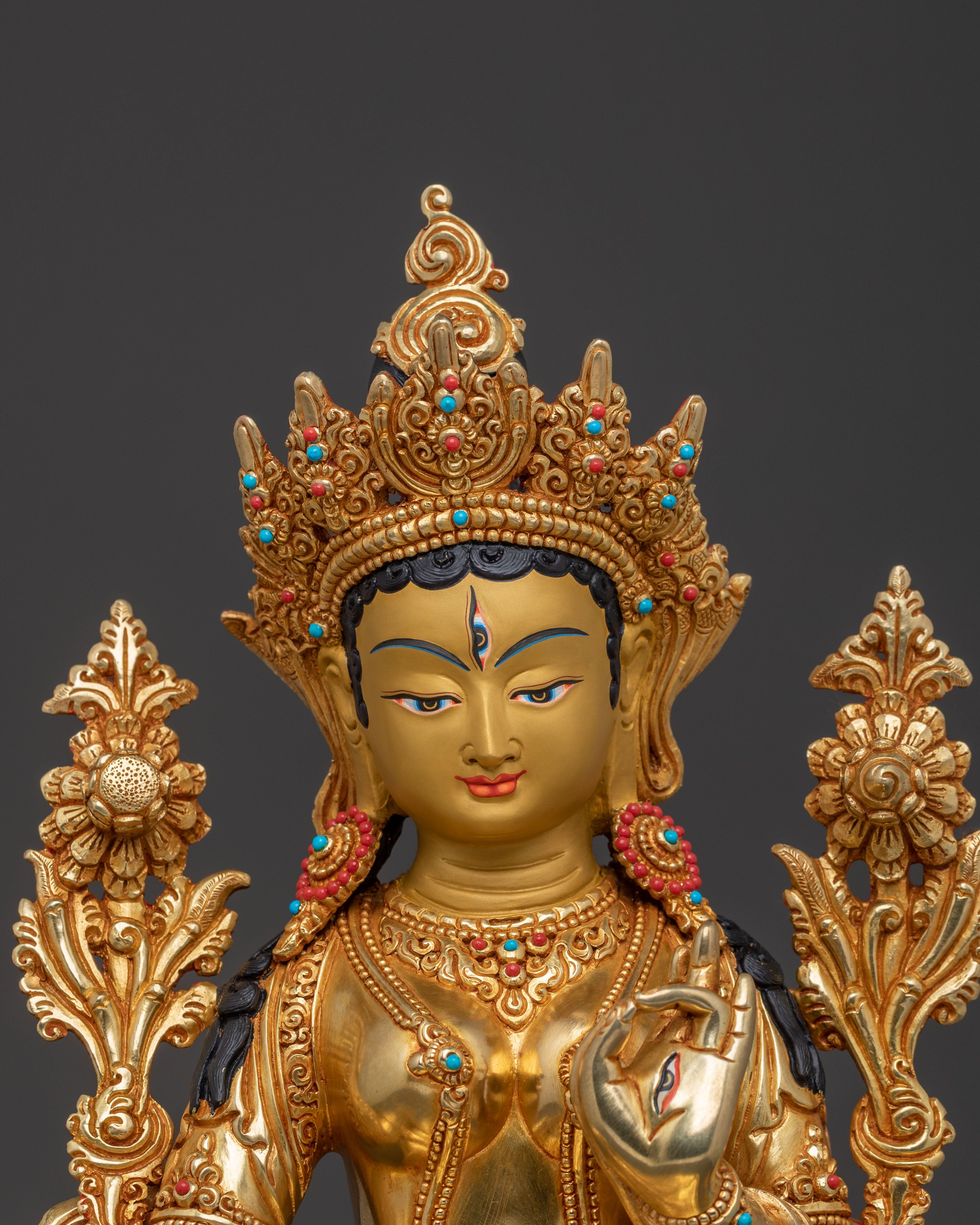 White Tara Longevity Statue | Meditation Decor