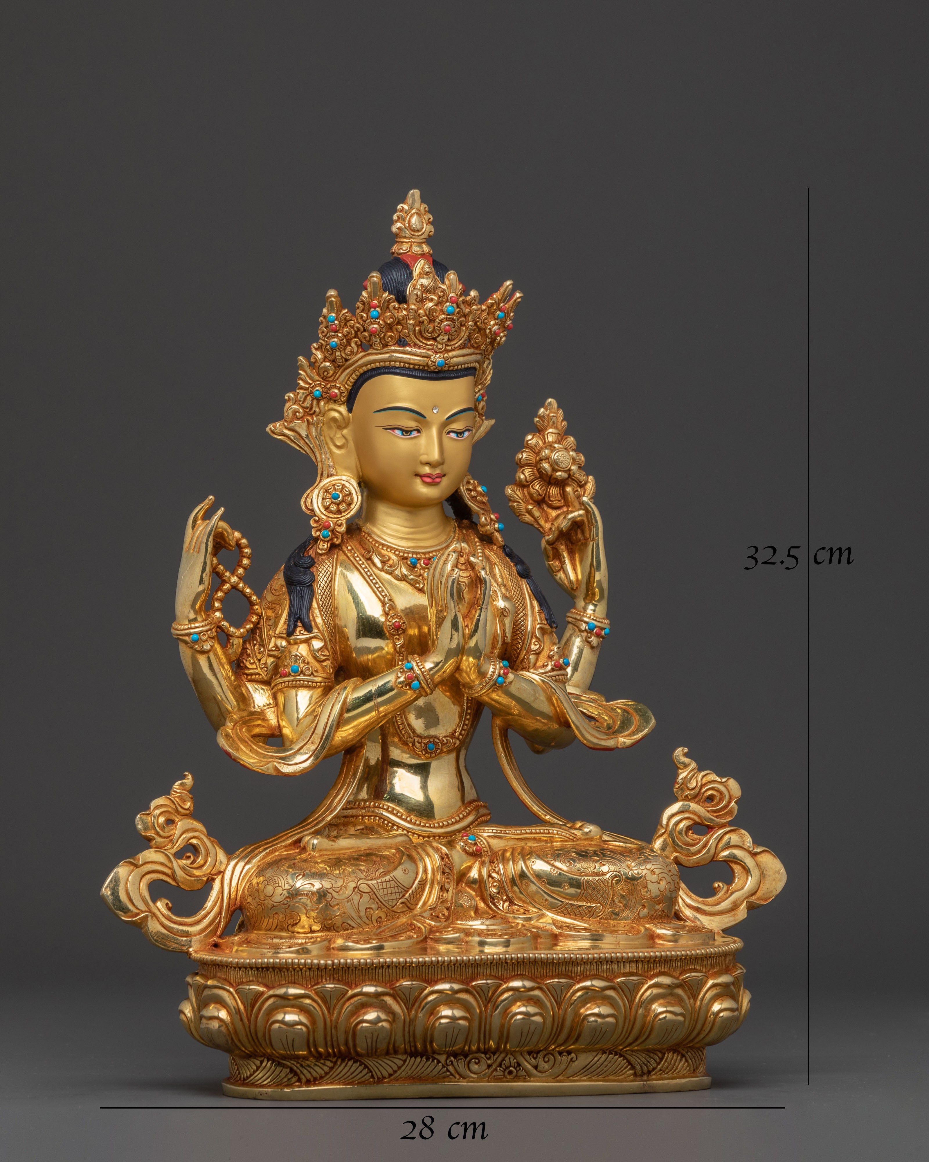 Bodhisattva Chenrezig Statue of Compassion