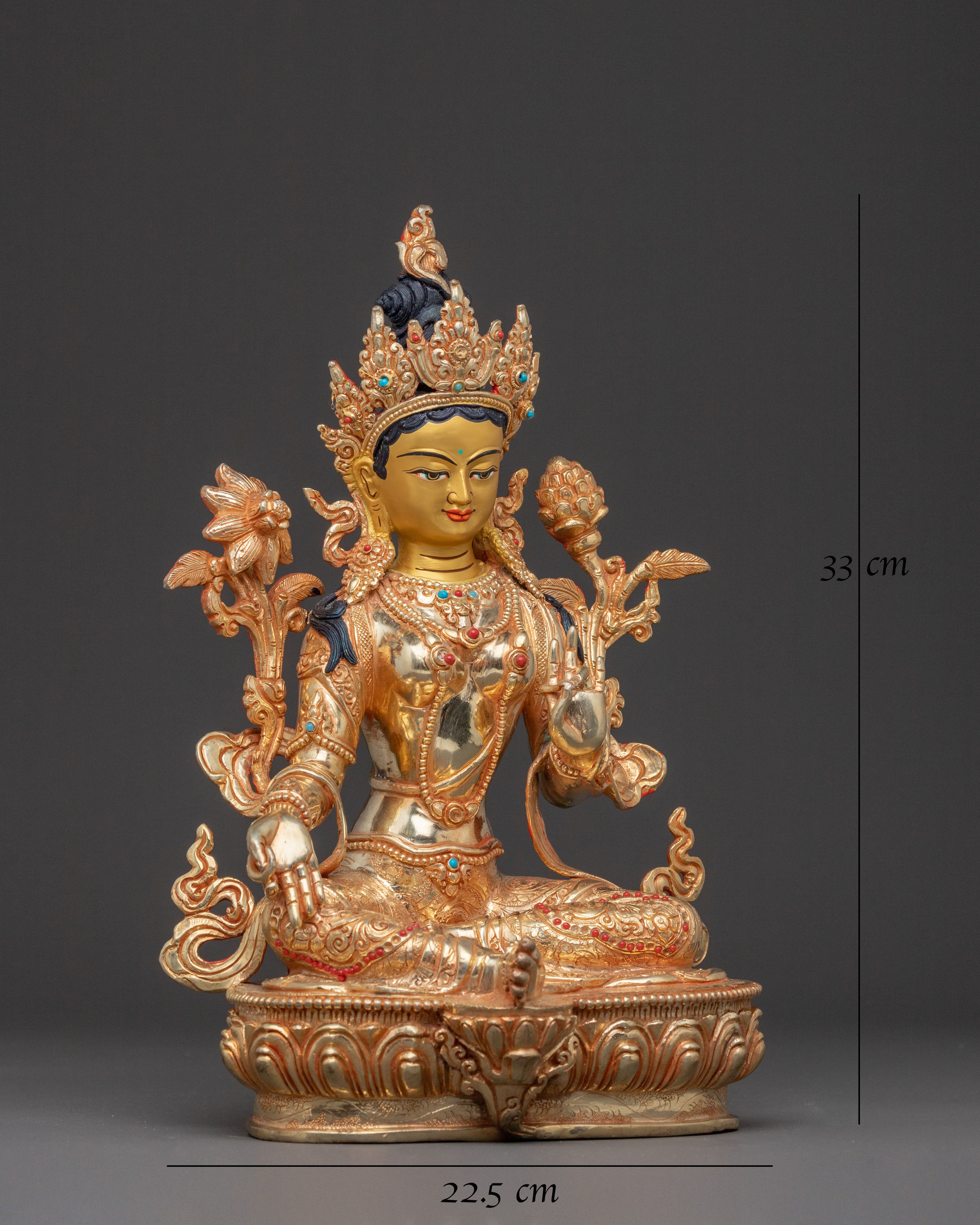 Liberator Green Tara Statue | Spiritual Figure