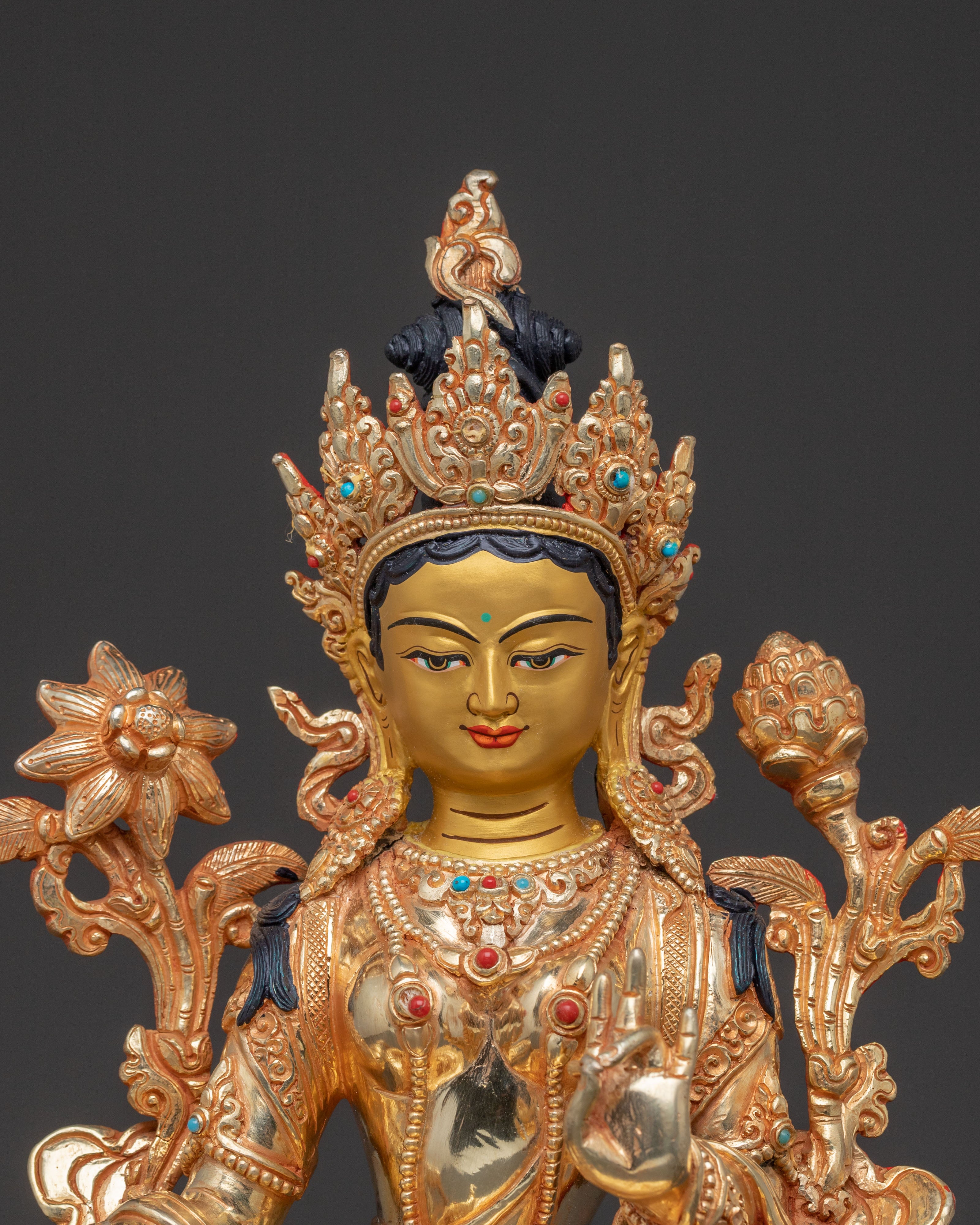 Liberator Green Tara Statue | Spiritual Figure