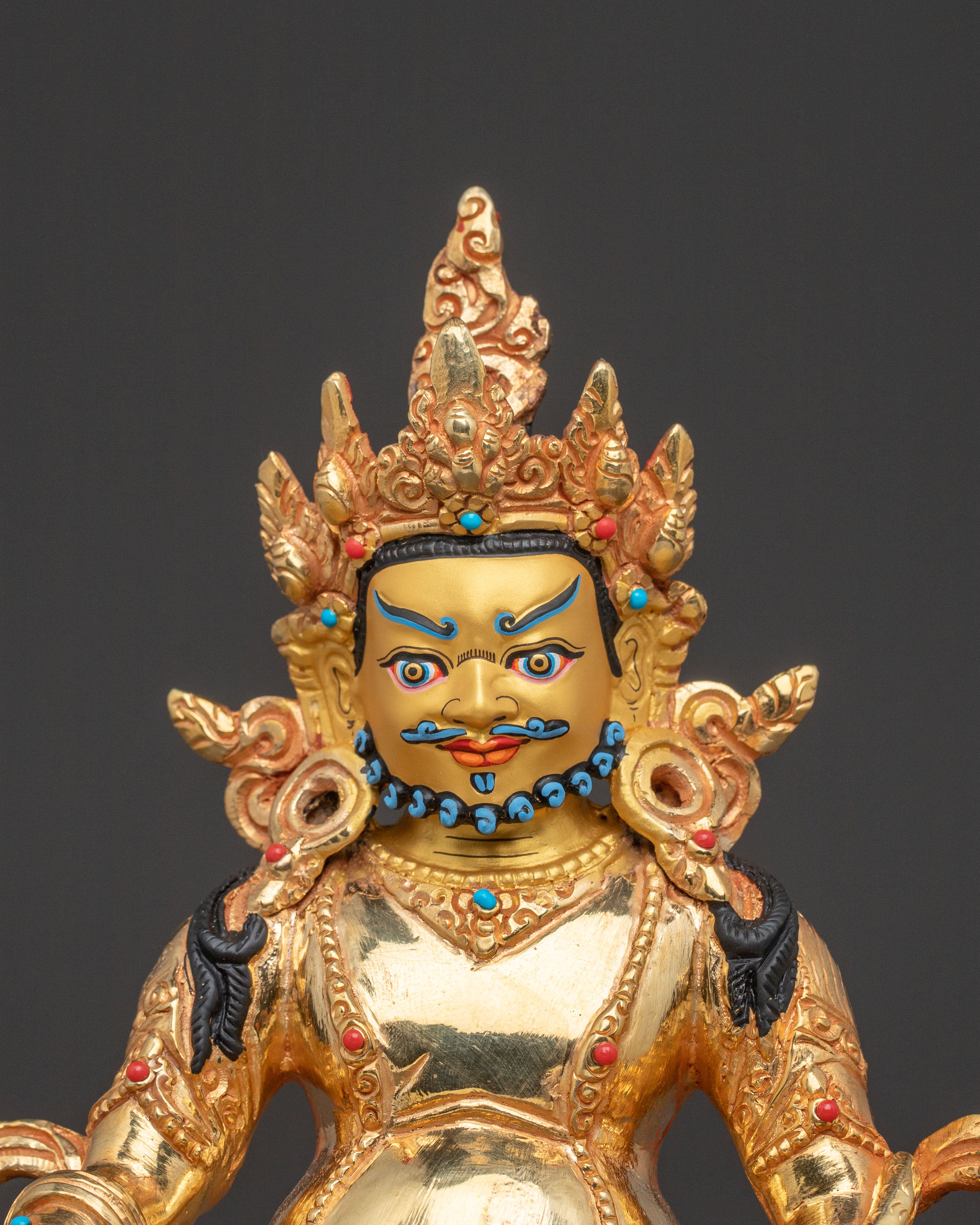 Lord Dzambhala Abundance Statue | Altar Decor