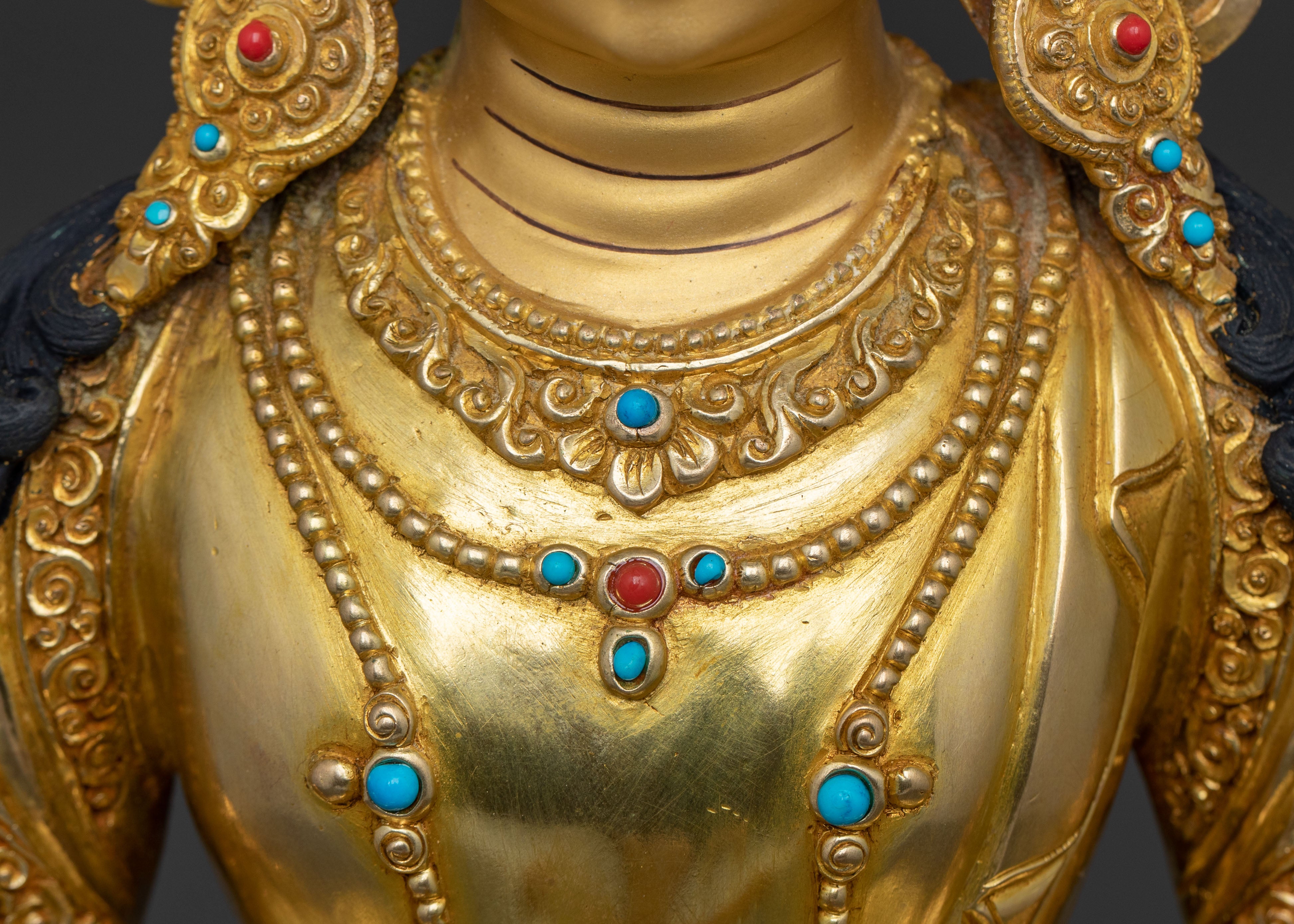 Radiant Amitayus Spiritual Statue | Longevity Icon