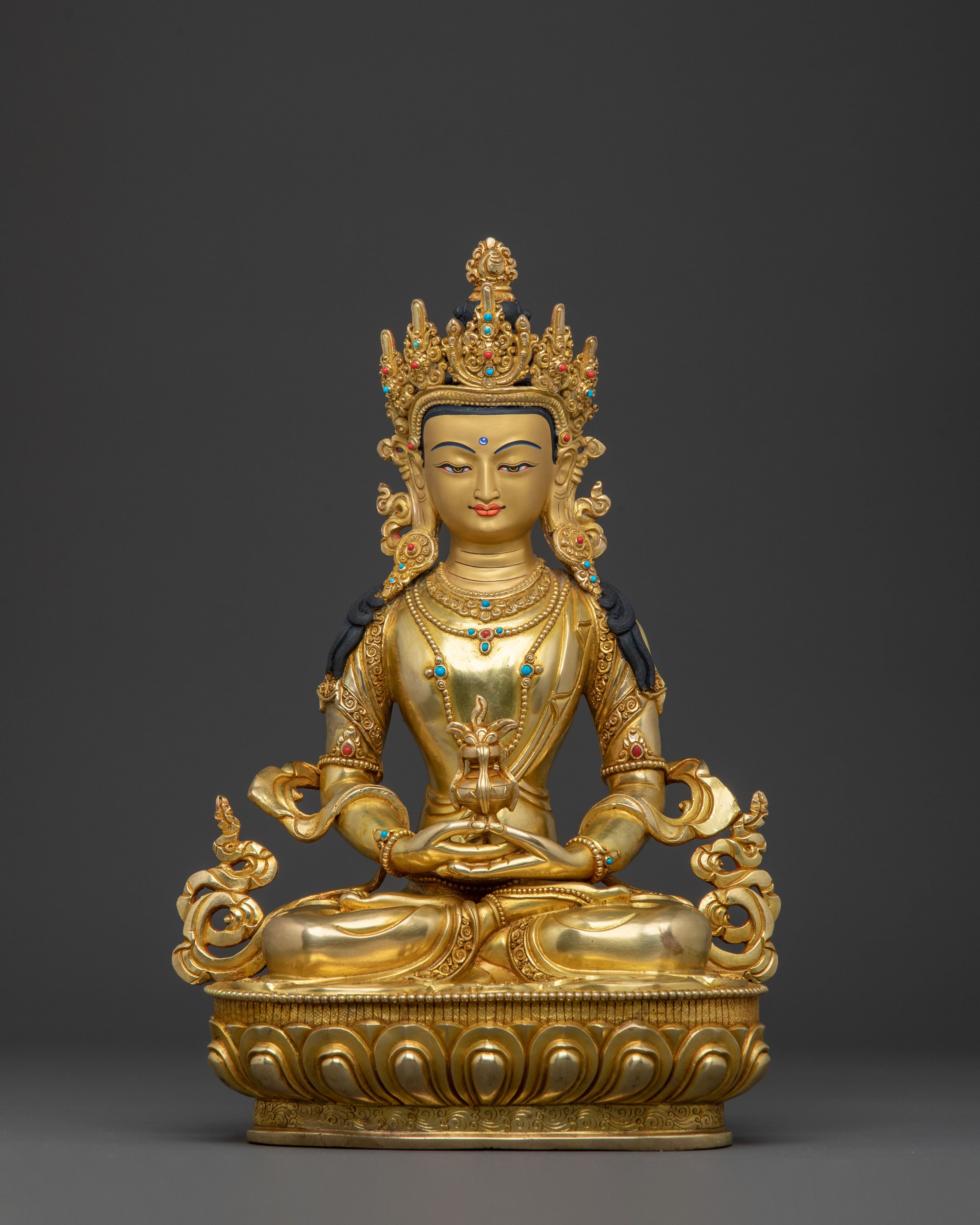 Radiant Amitayus Spiritual Statue | Longevity Icon