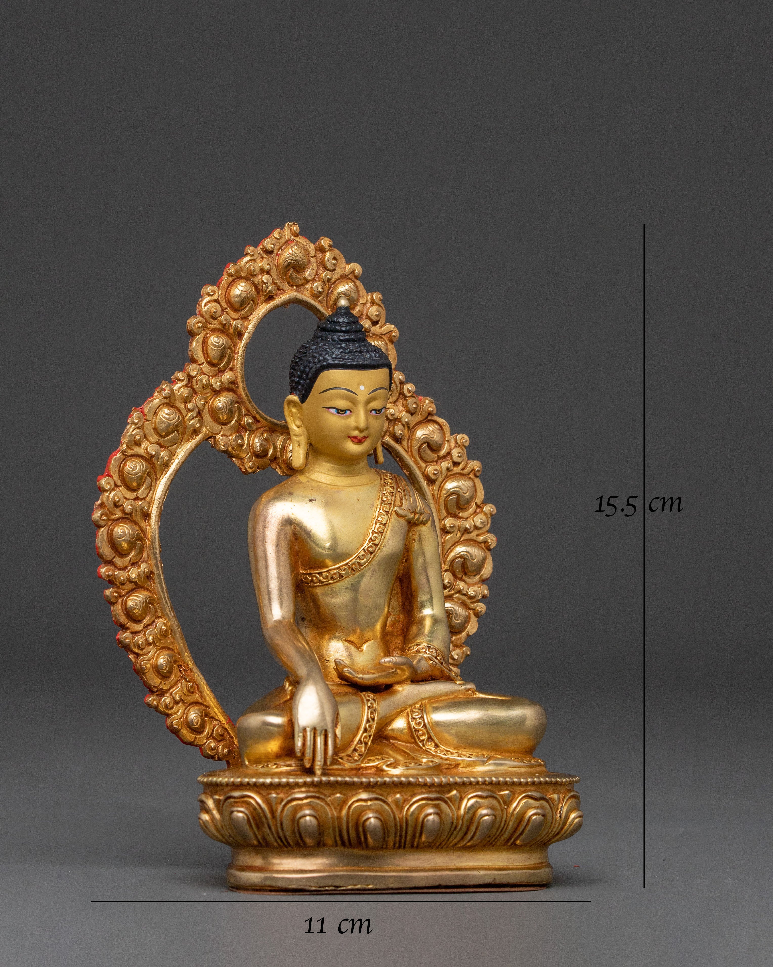 Five Dhyani Buddha Sacred Statue Set | Wisdom Buddhas