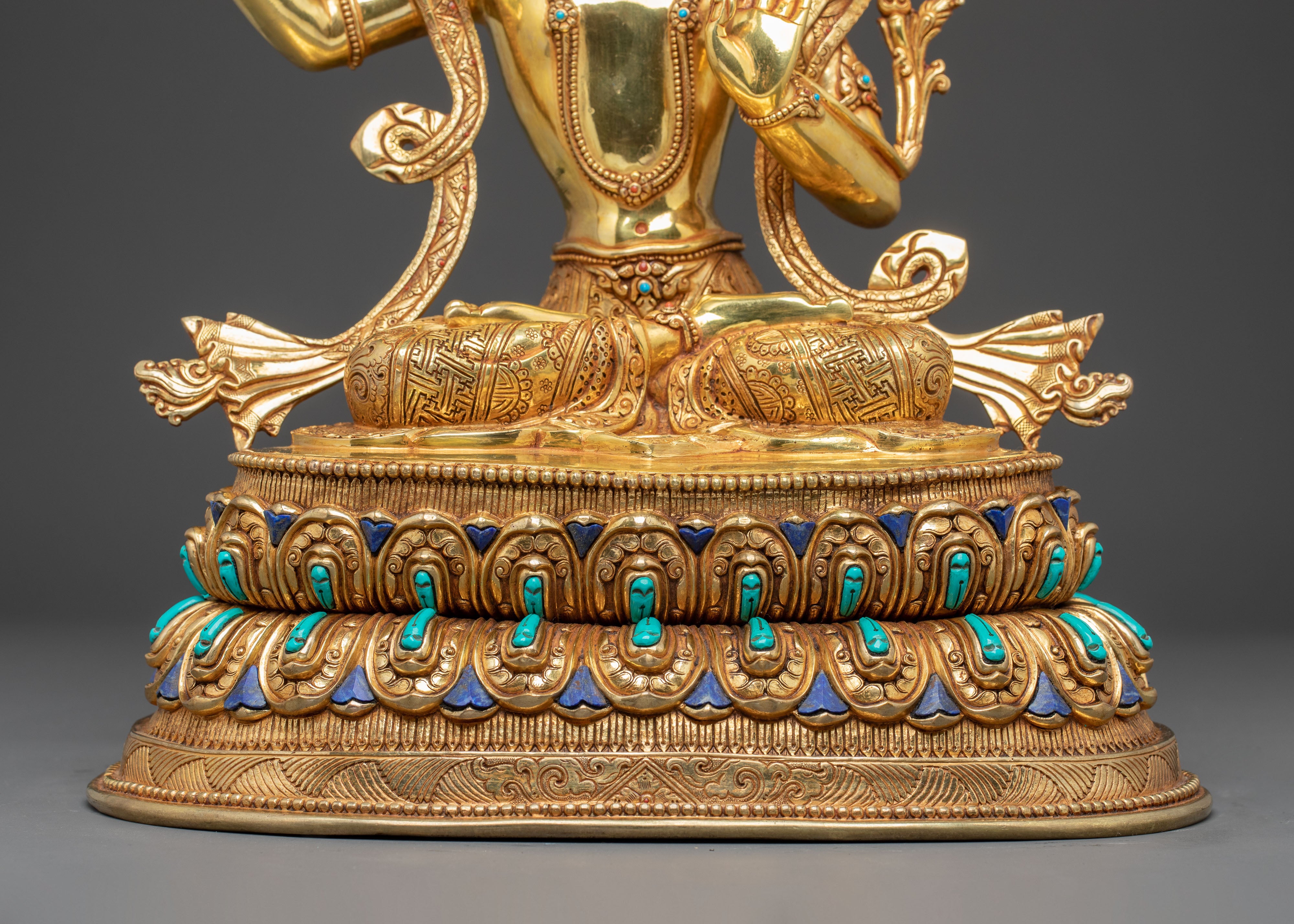 Handmade Statue of Bodhisattva Manjushri | Wisdom deity