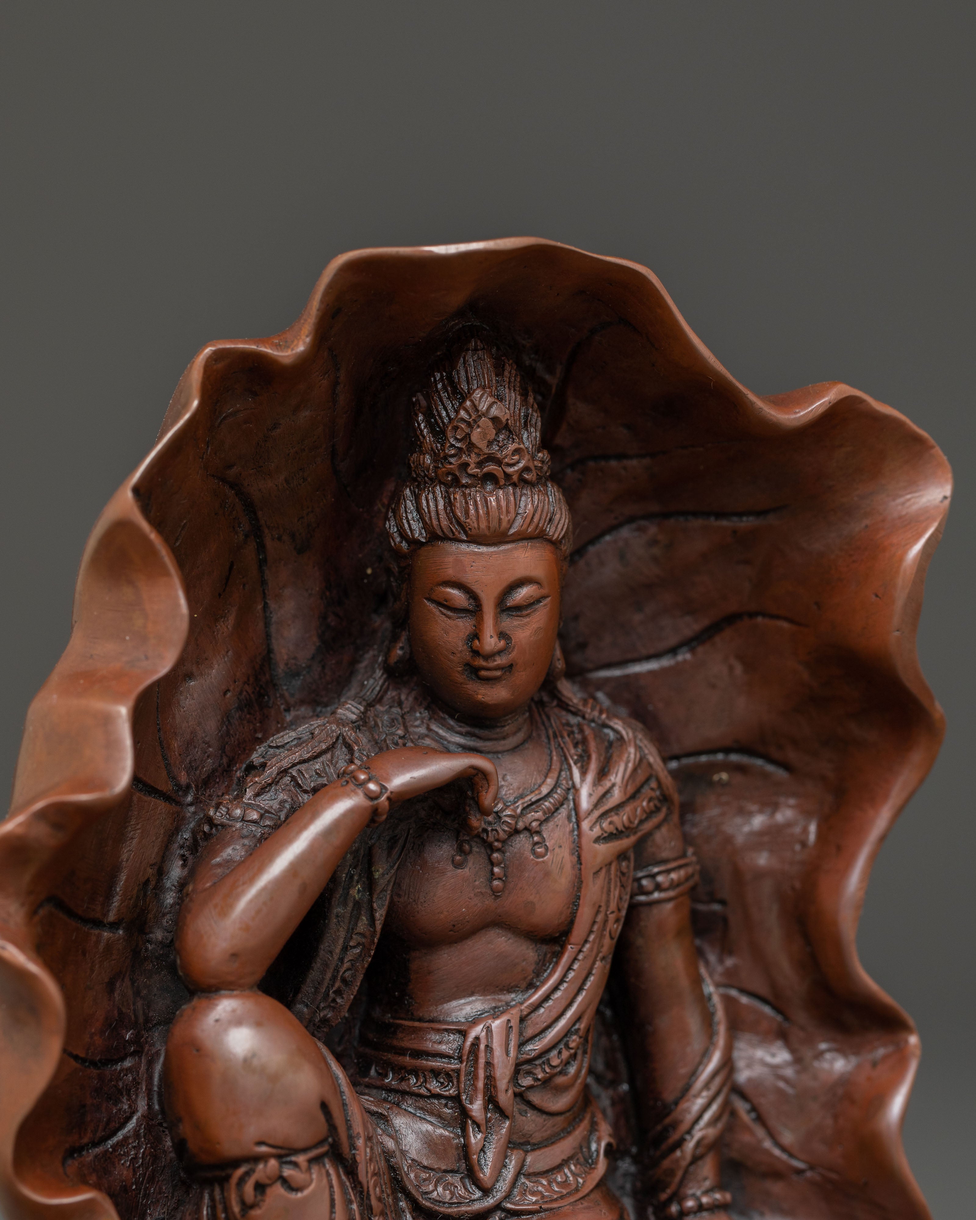 Handcrafted Statue of Lord Gaunyin | Tibetan Sculpture