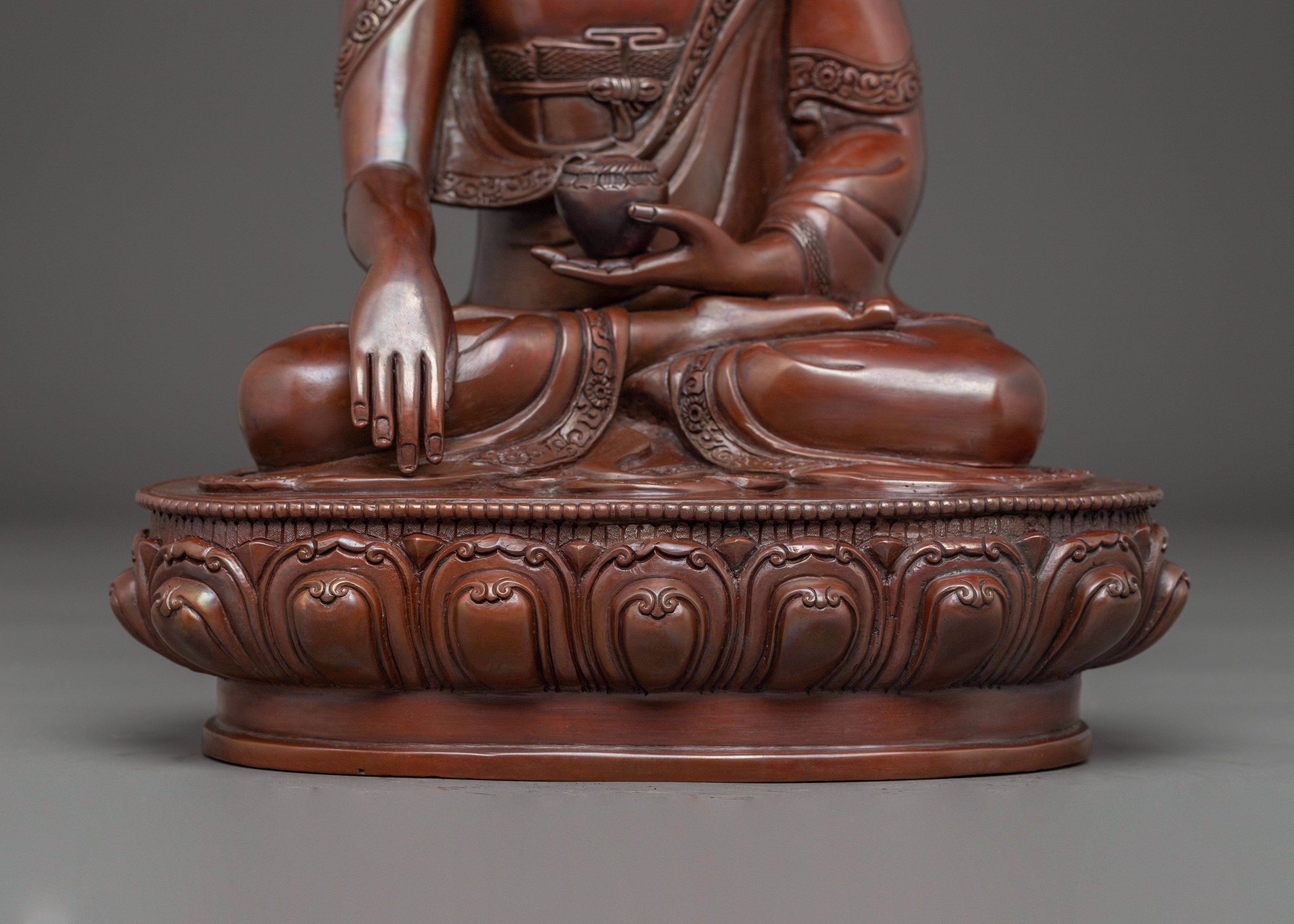 Sacred Handmade Figurine of Shakyamuni Buddha | Historical Buddha